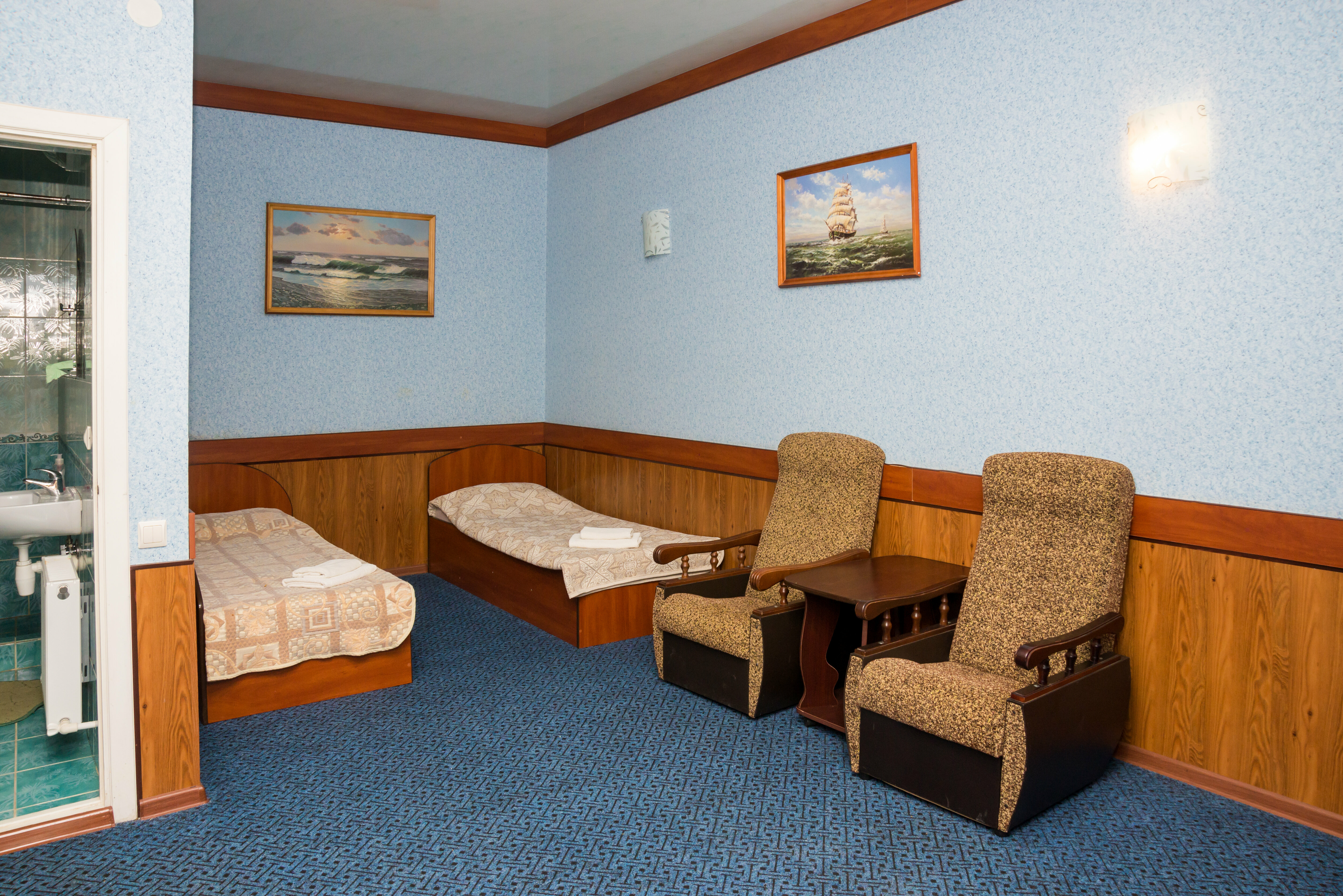 Бюджетный двухместный номер с 2 отдельными кроватями