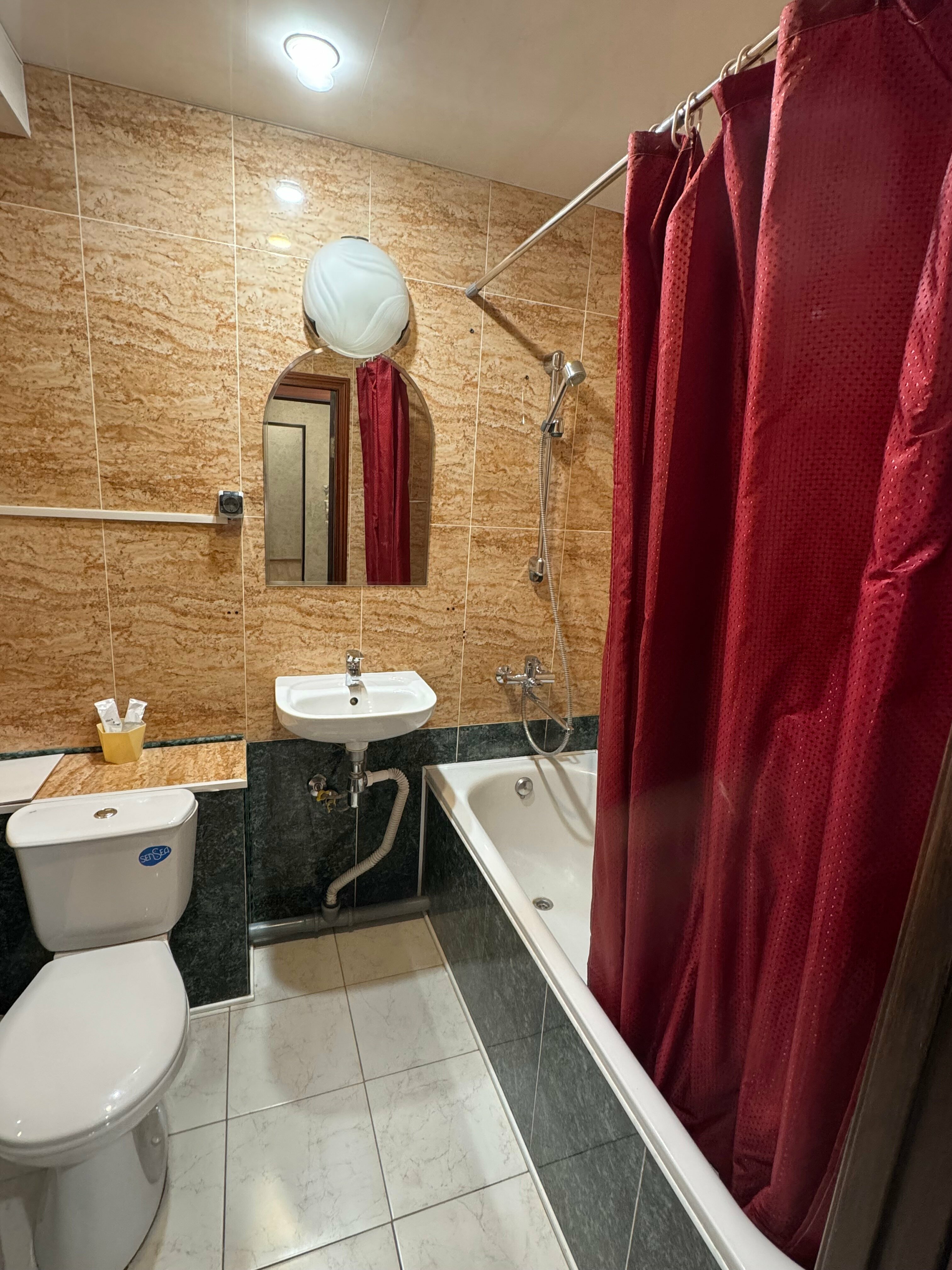 Двухместный номер с 1 кроватью и собственной ванной комнатой