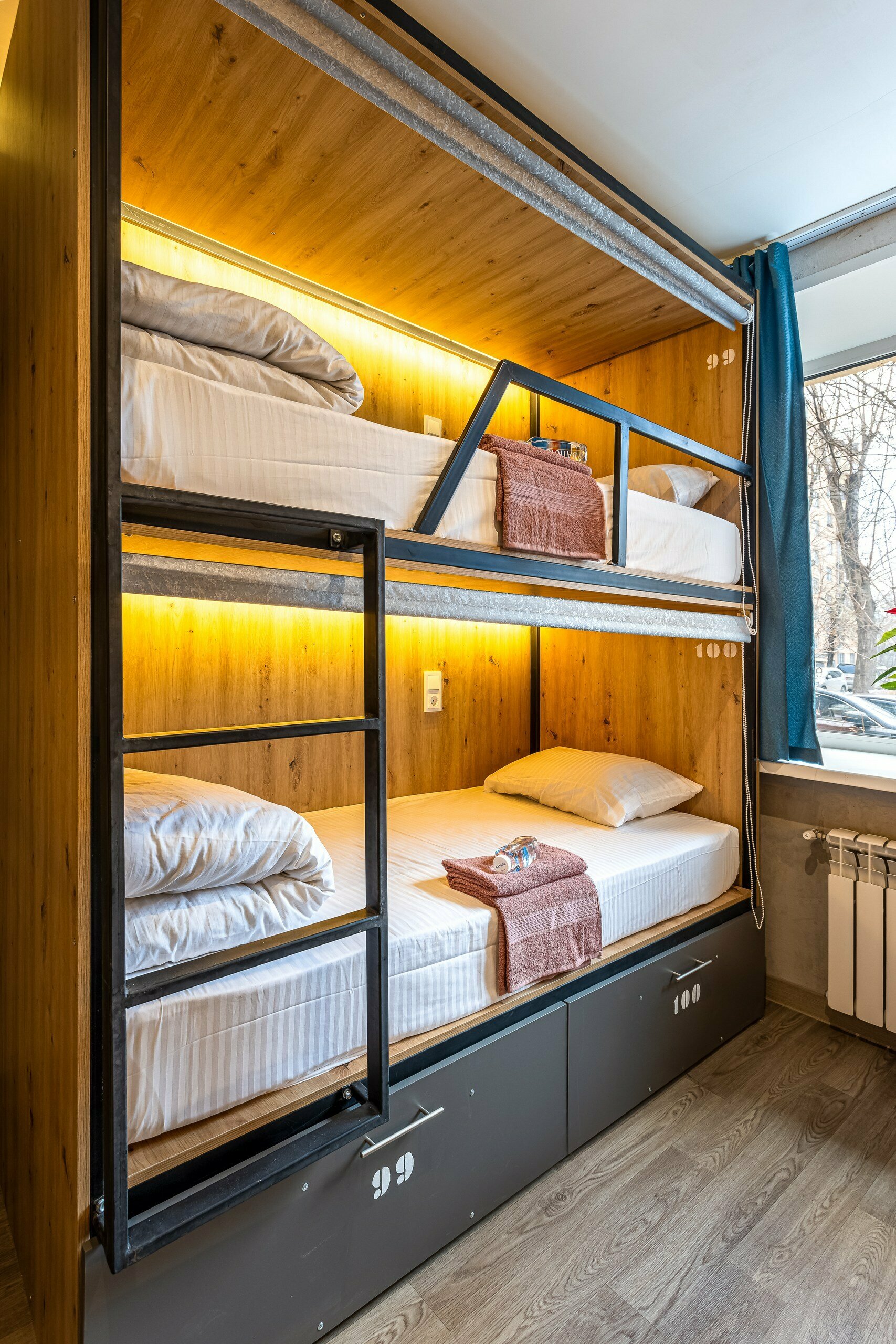 23. Кровать в общем 6-местном номере для мужчин