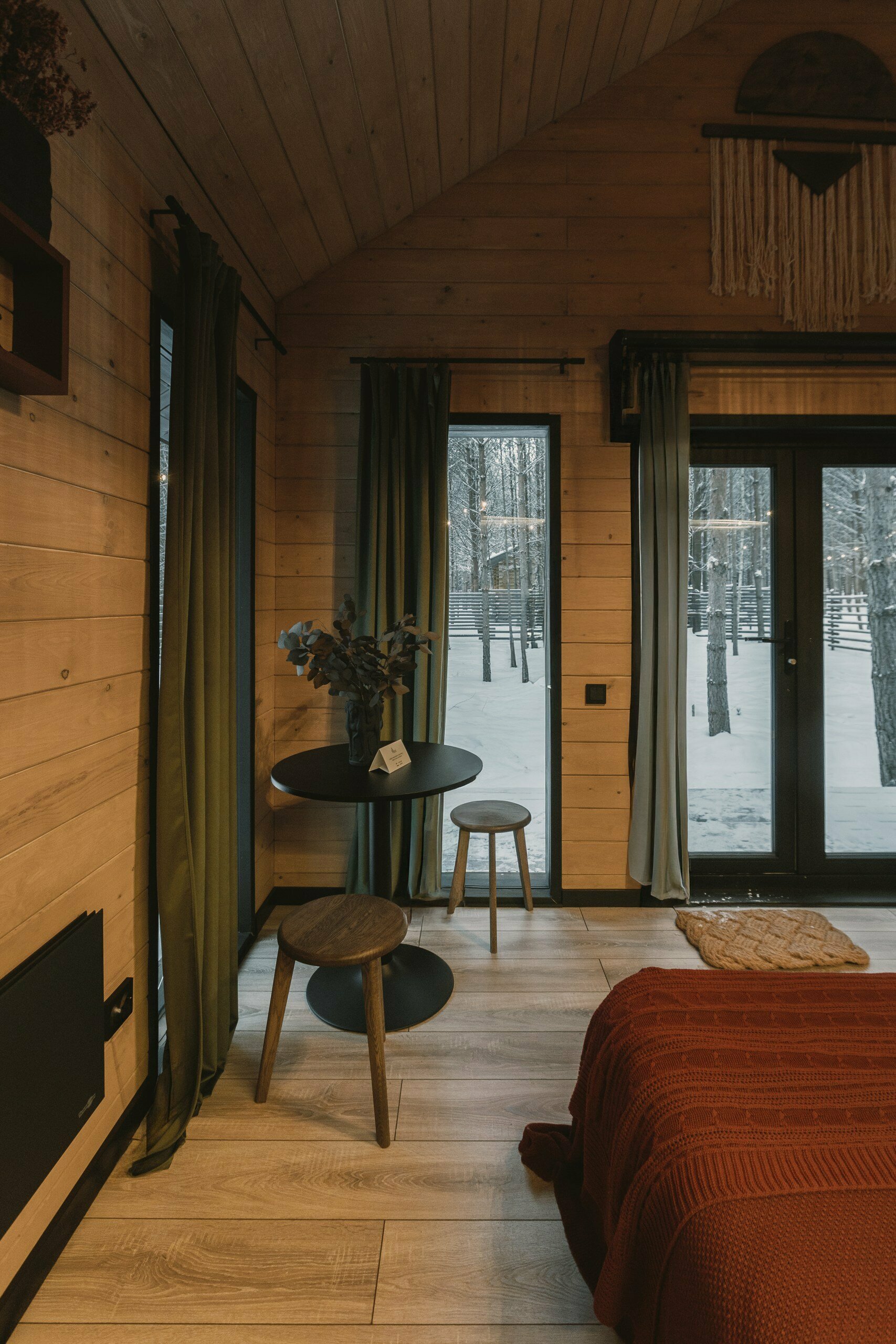 Лодж №3 с отдельной территорией и купелью 