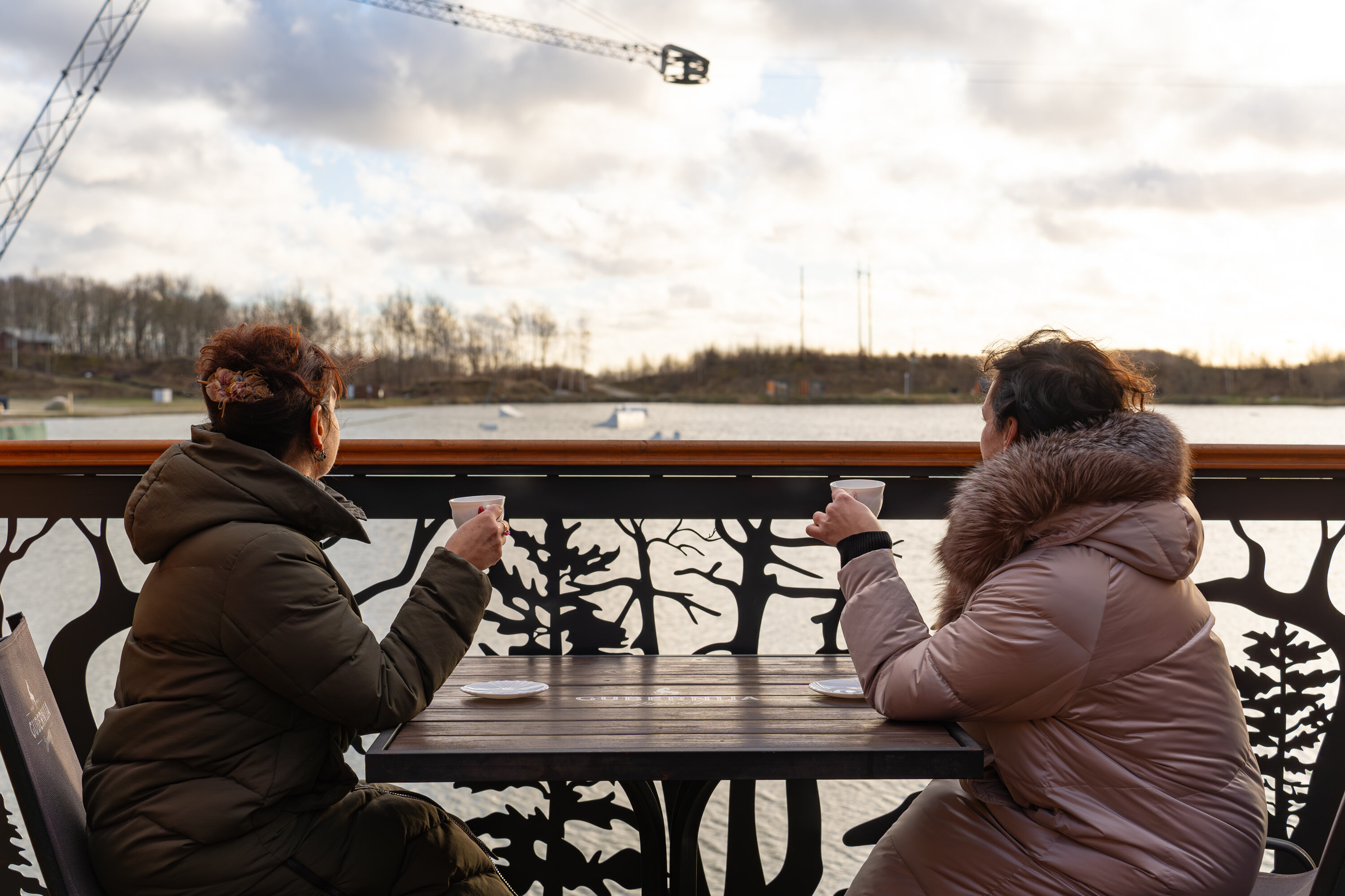 Двухместный номер с 2 отдельными кроватями, вид на озеро