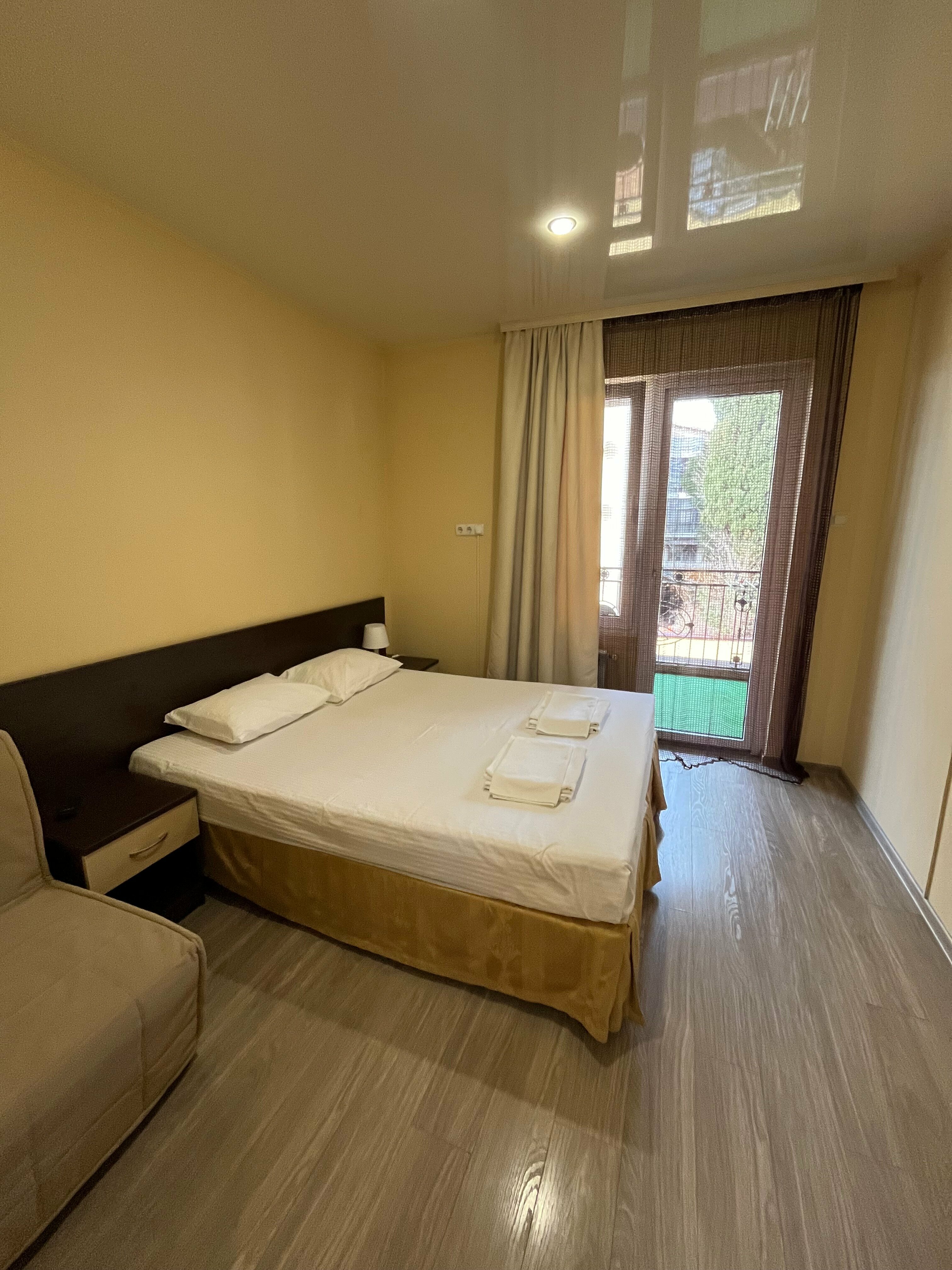 Двухместный номер с 1 кроватью и балконом