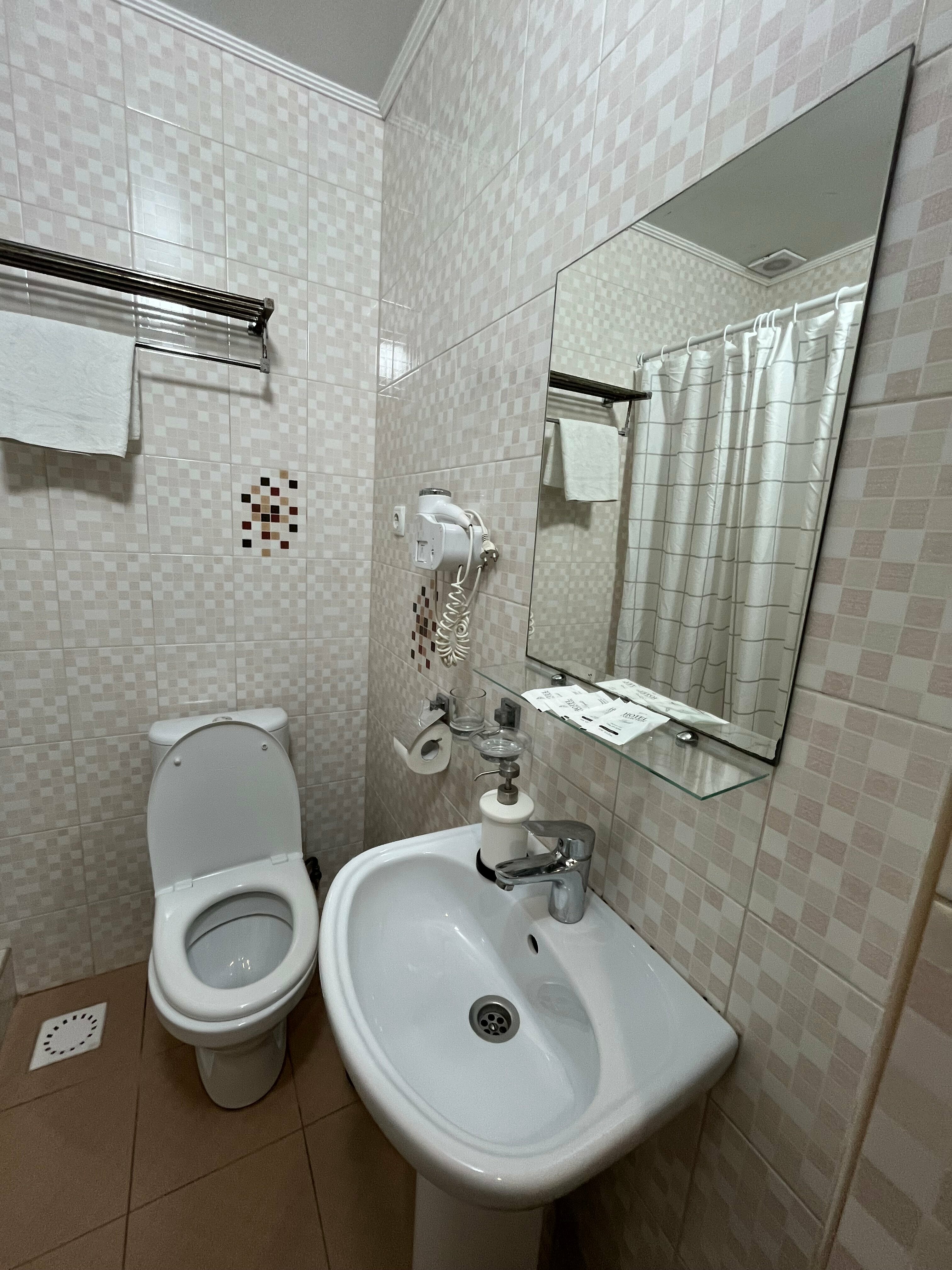 Двухместный номер с 1 кроватью и балконом