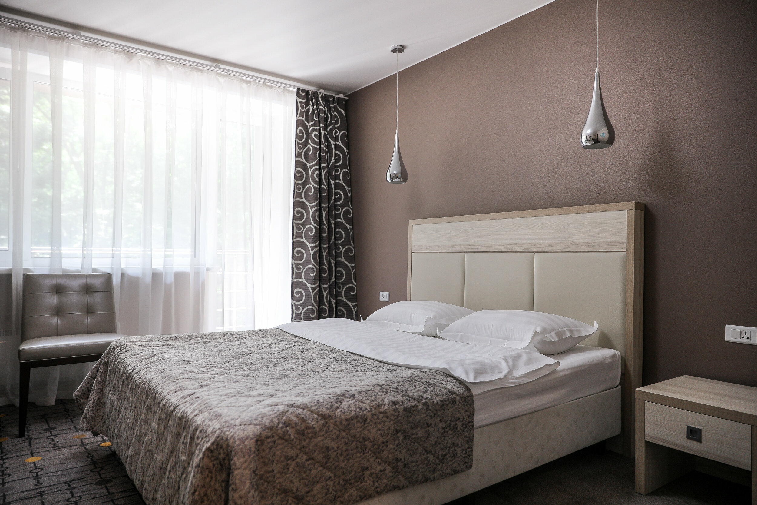 Двухместный номер с 1 кроватью и балконом