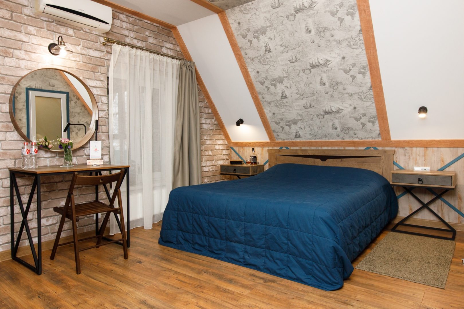 Двухместный номер с 1 кроватью и видом на озеро