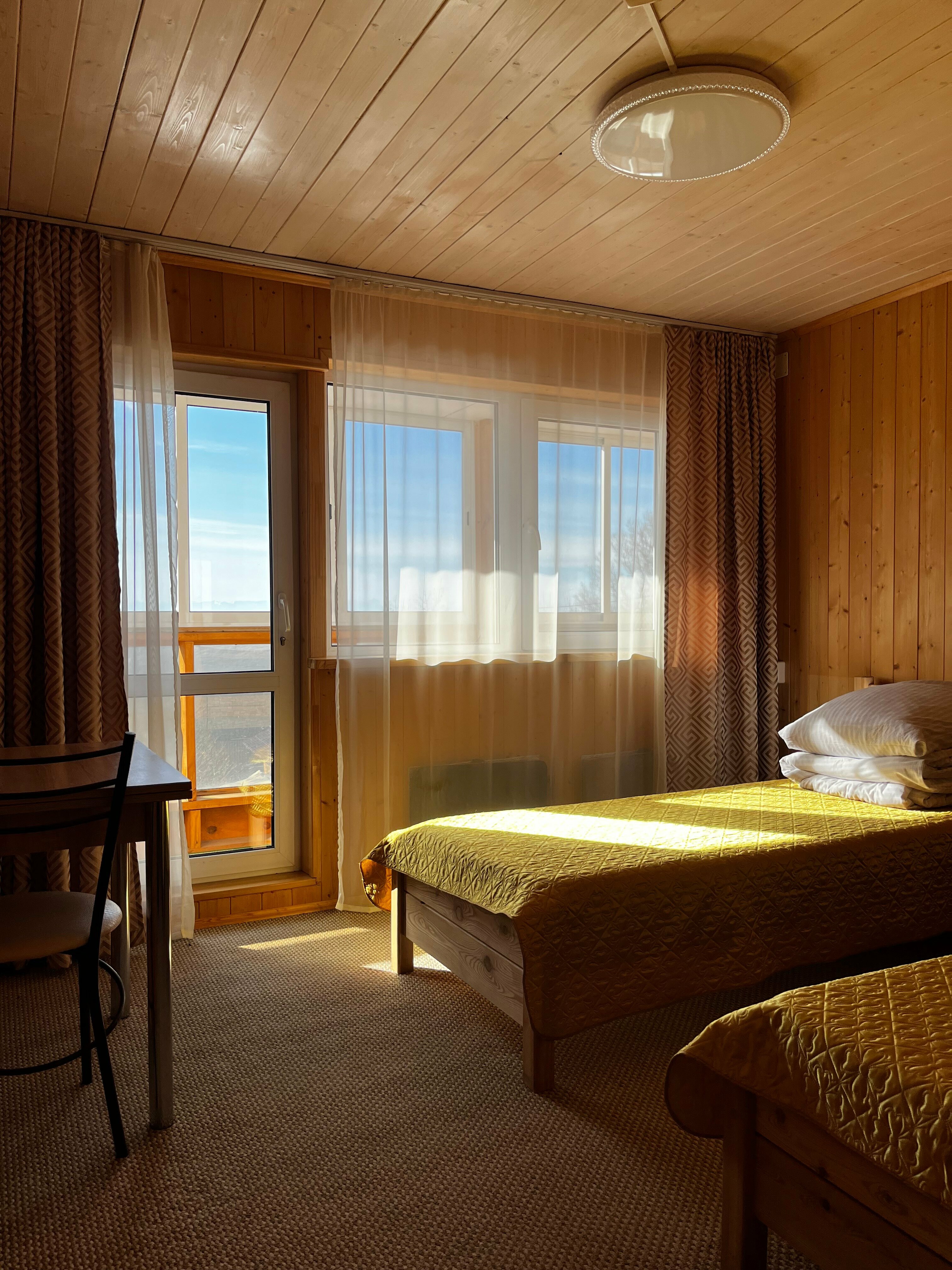 Двухместный номер с 2 отдельными кроватями и душем