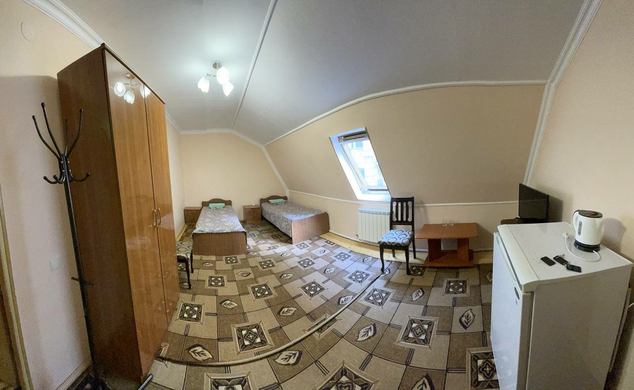 Двухместный номер с 2 кроватями вместе или раздельно 