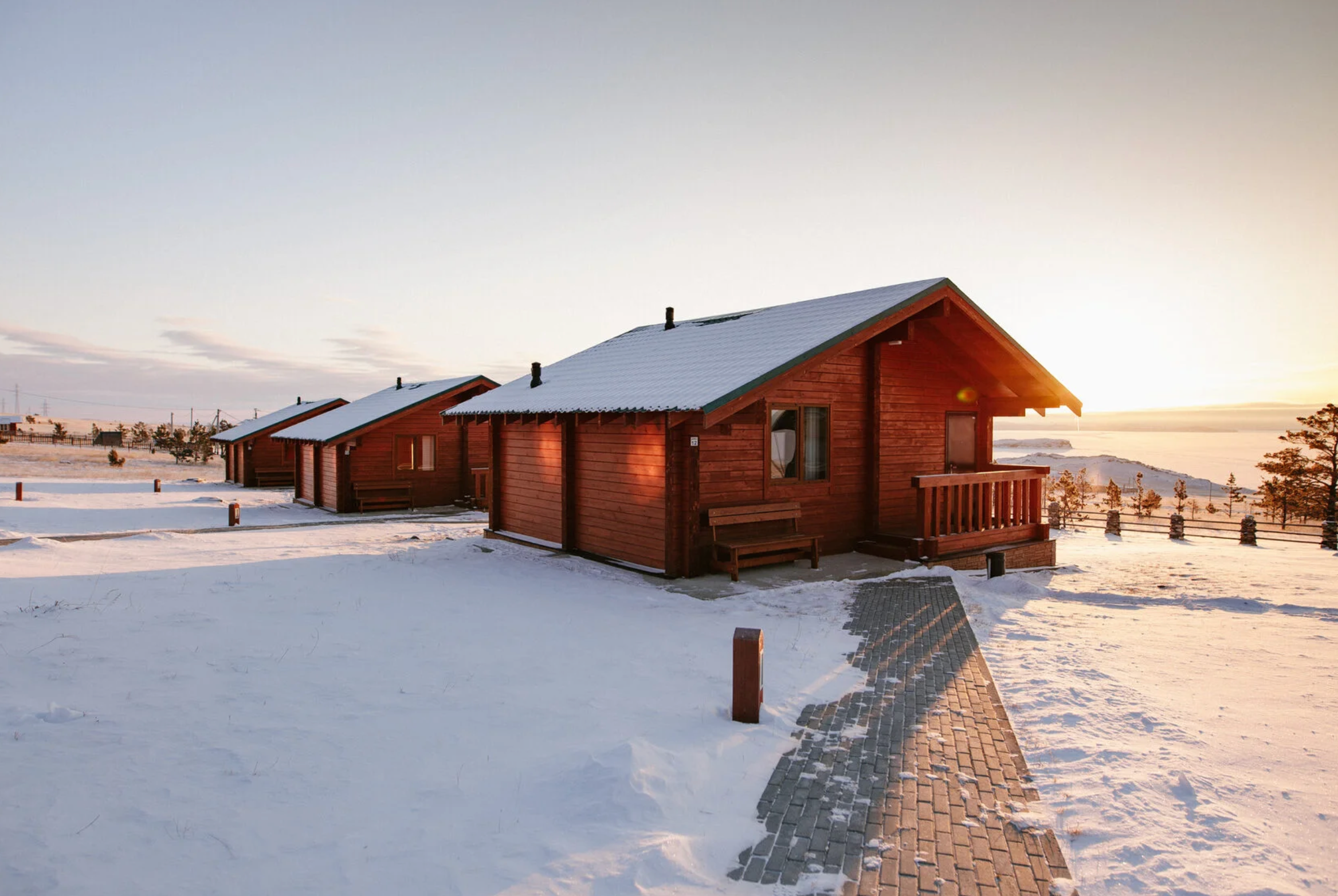 Двухместный коттедж с 1 двухспальной кроватью