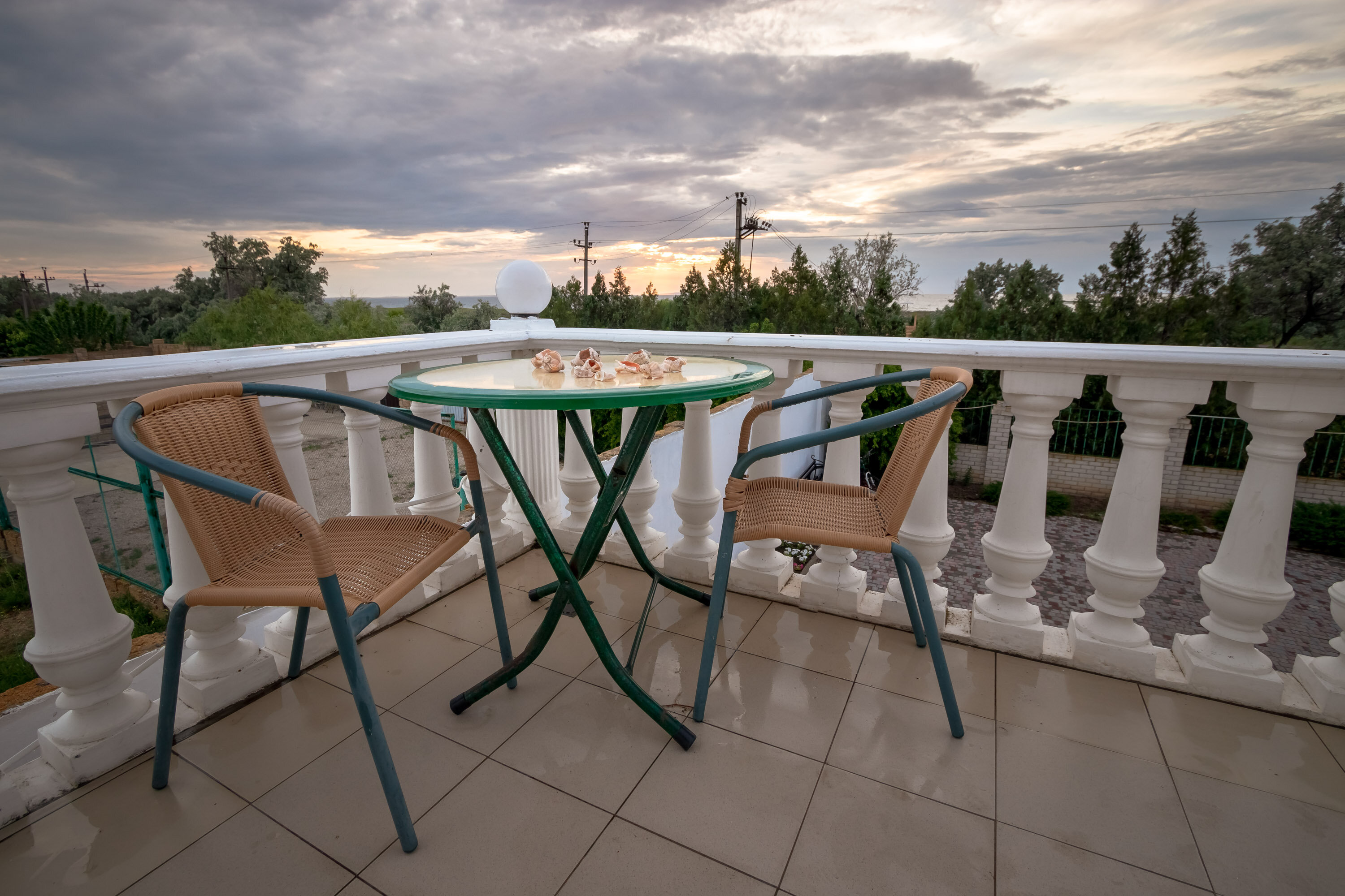 Двухместный номер с 1 кроватью или 2 отдельными кроватями, вид на море