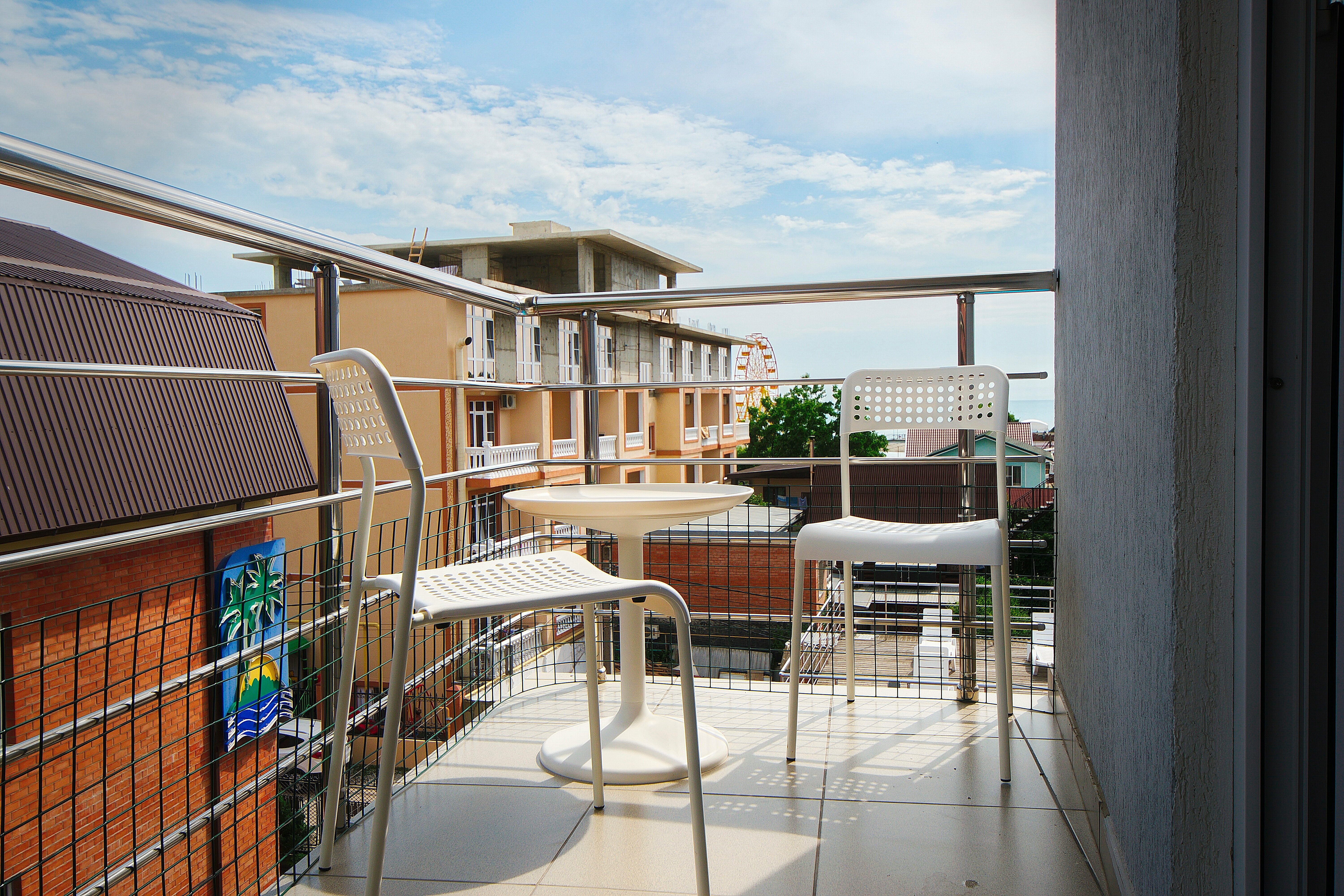 Двухместный номер с 1 кроватью и балконом, вид на море