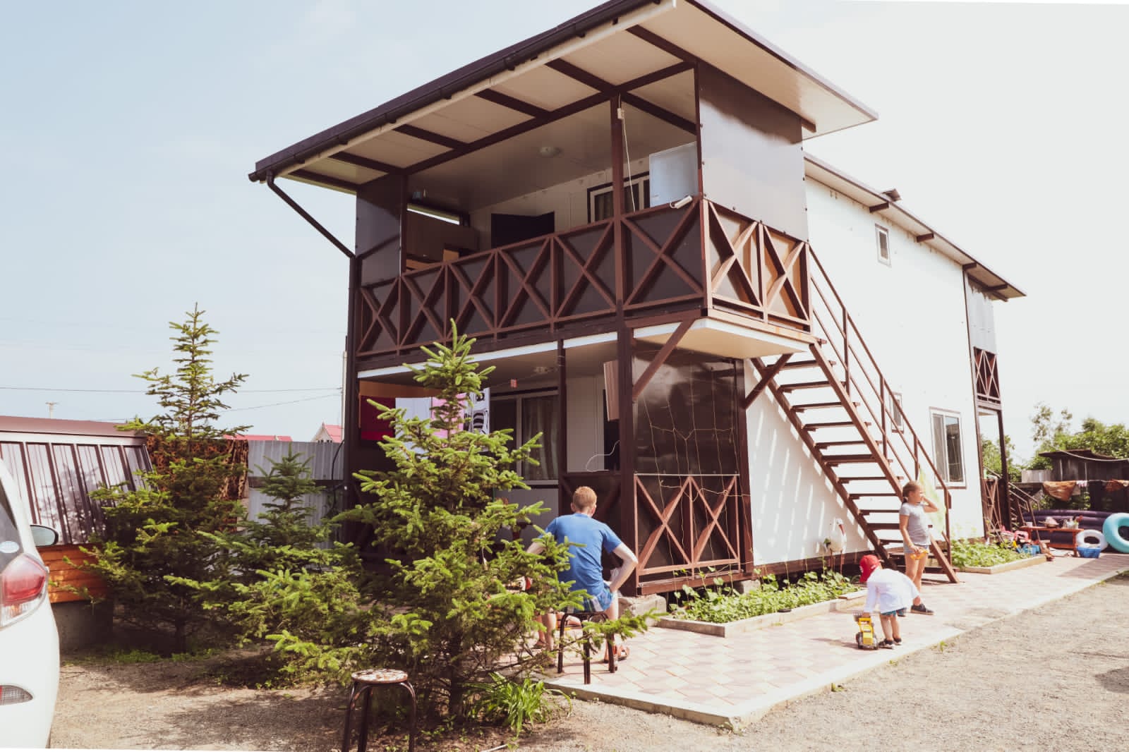 Четырехместный номер с душем