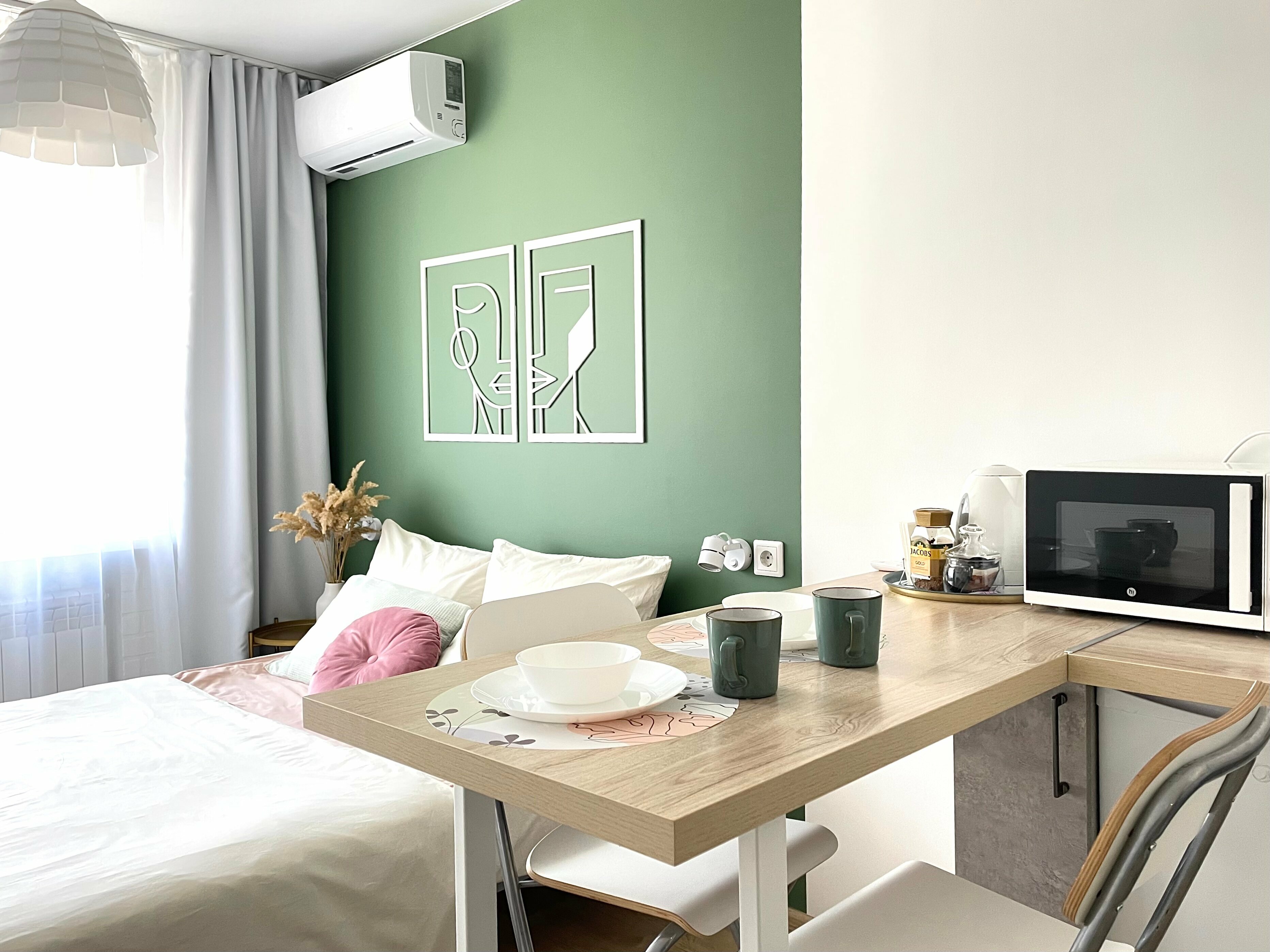 Двухместные апартаменты с кухней