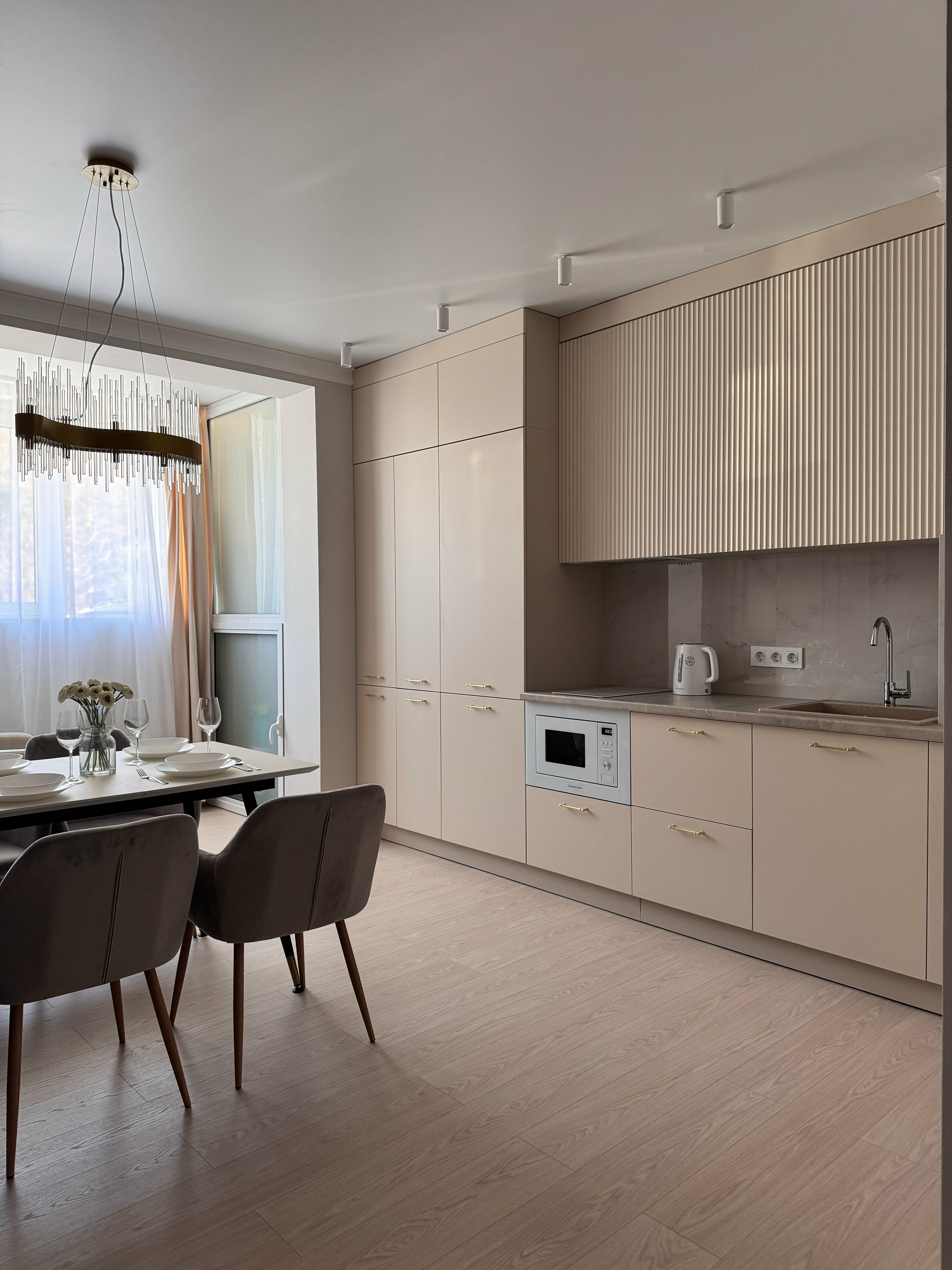 1-комнатная квартира для пятерых с мини-кухней в ЖК Sun Hills в Небуге