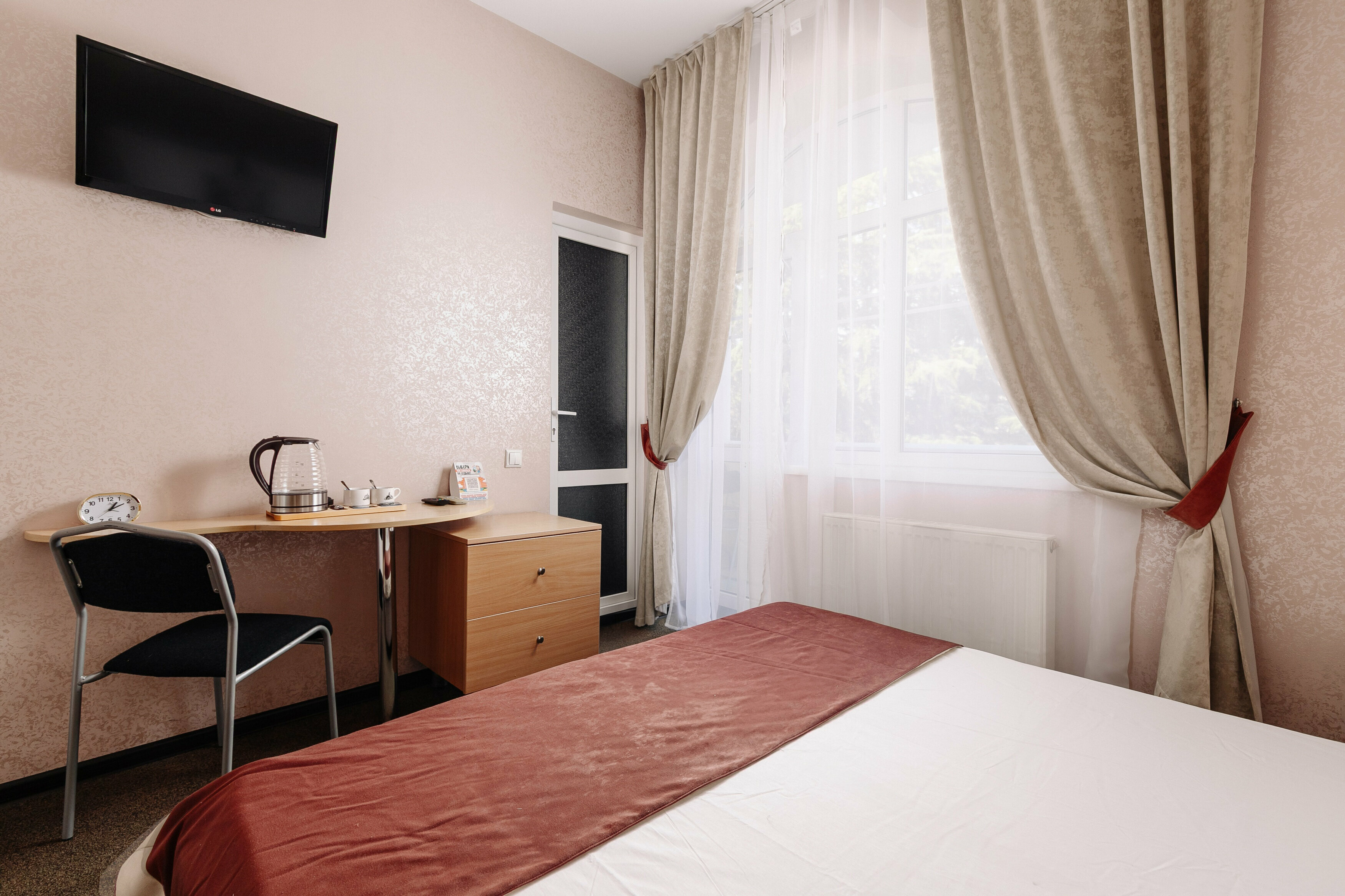 Двухместный номер с 1 кроватью и балконом