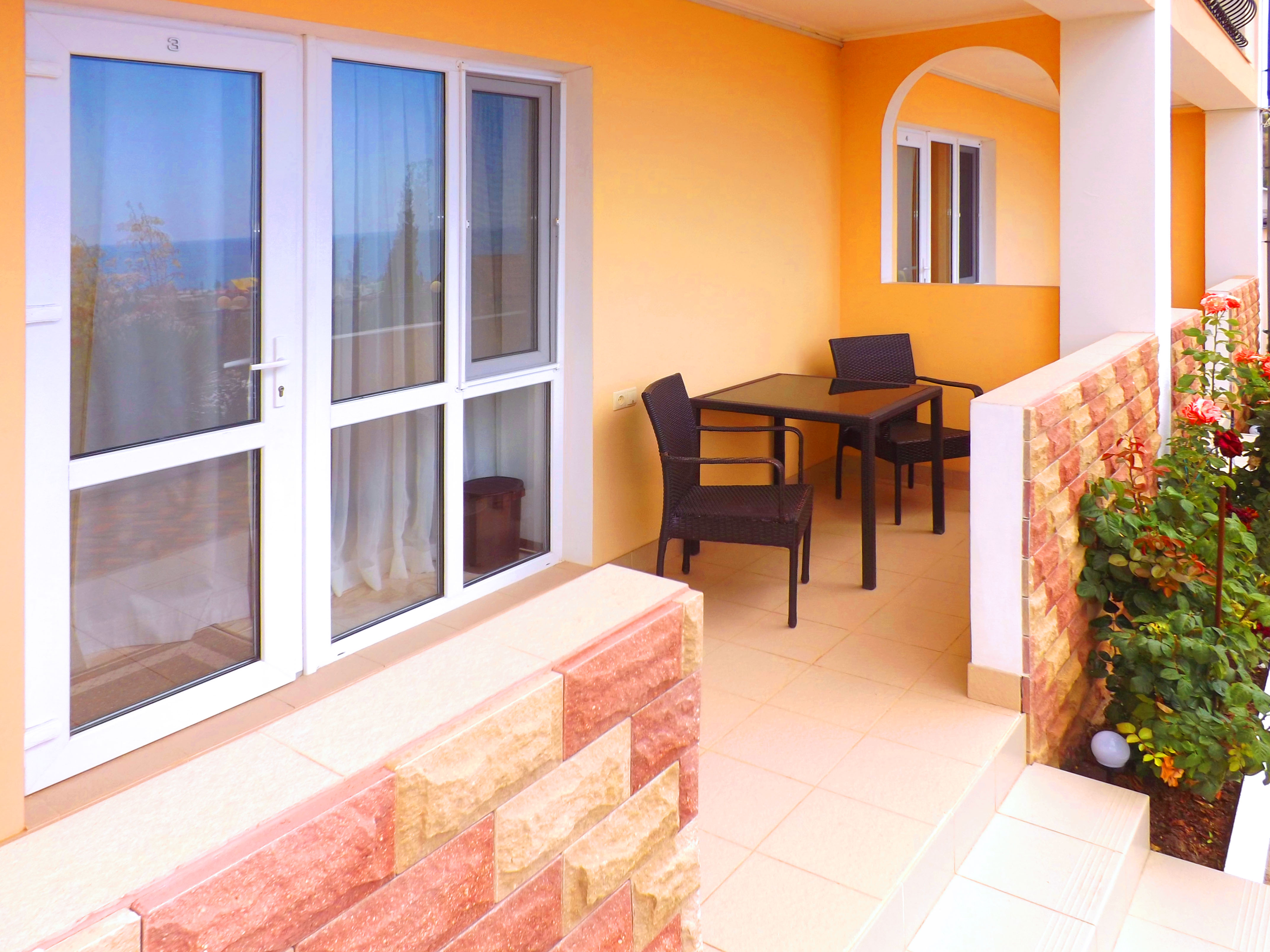 Двухместный номер с 1 кроватью и балконом, вид на море