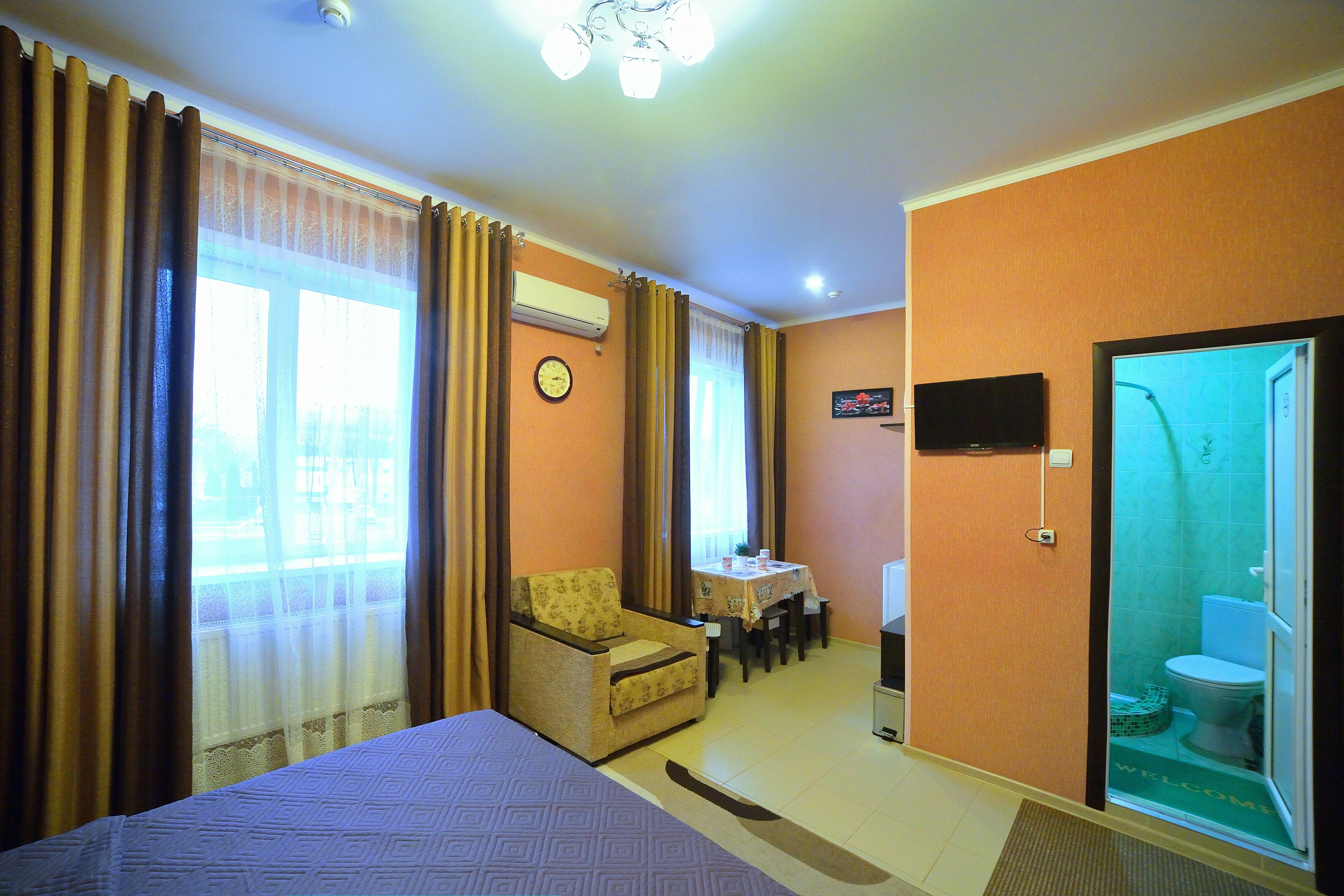 Двухместный номер-студия Делюкс с 1 кроватью