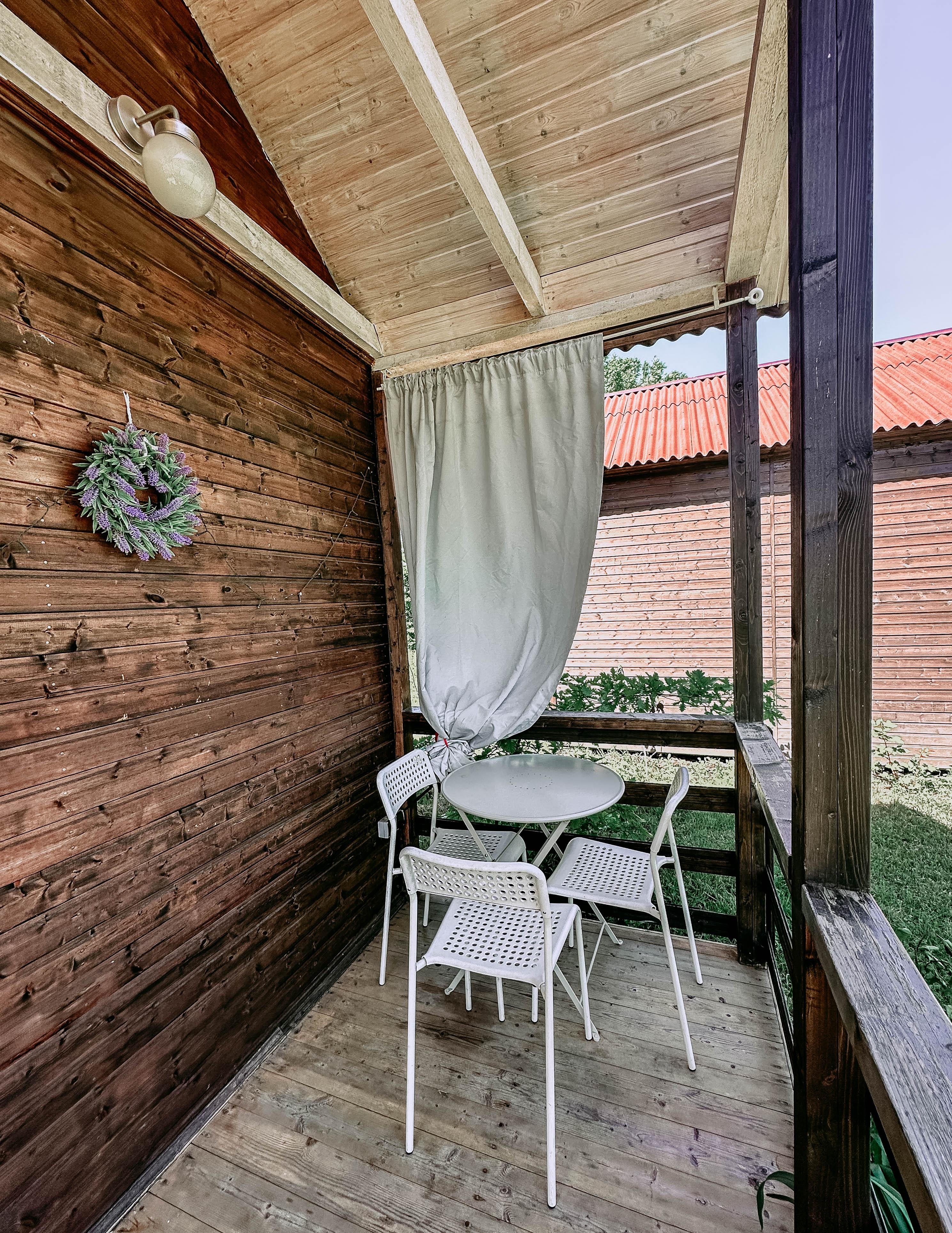 Двухместный номер с 1 кроватью и террасой