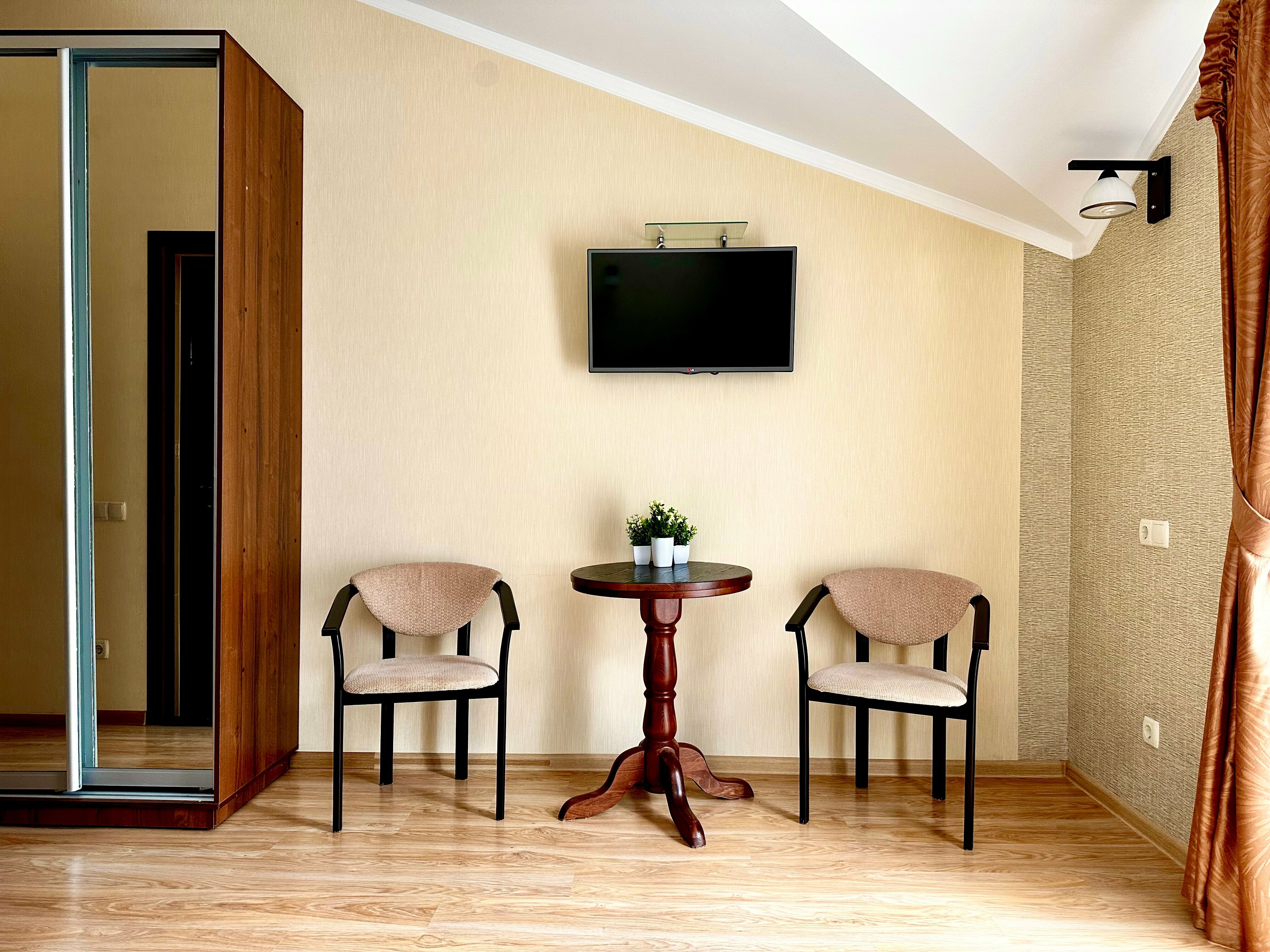 Двухместный номер с 1 кроватью и видом на парк