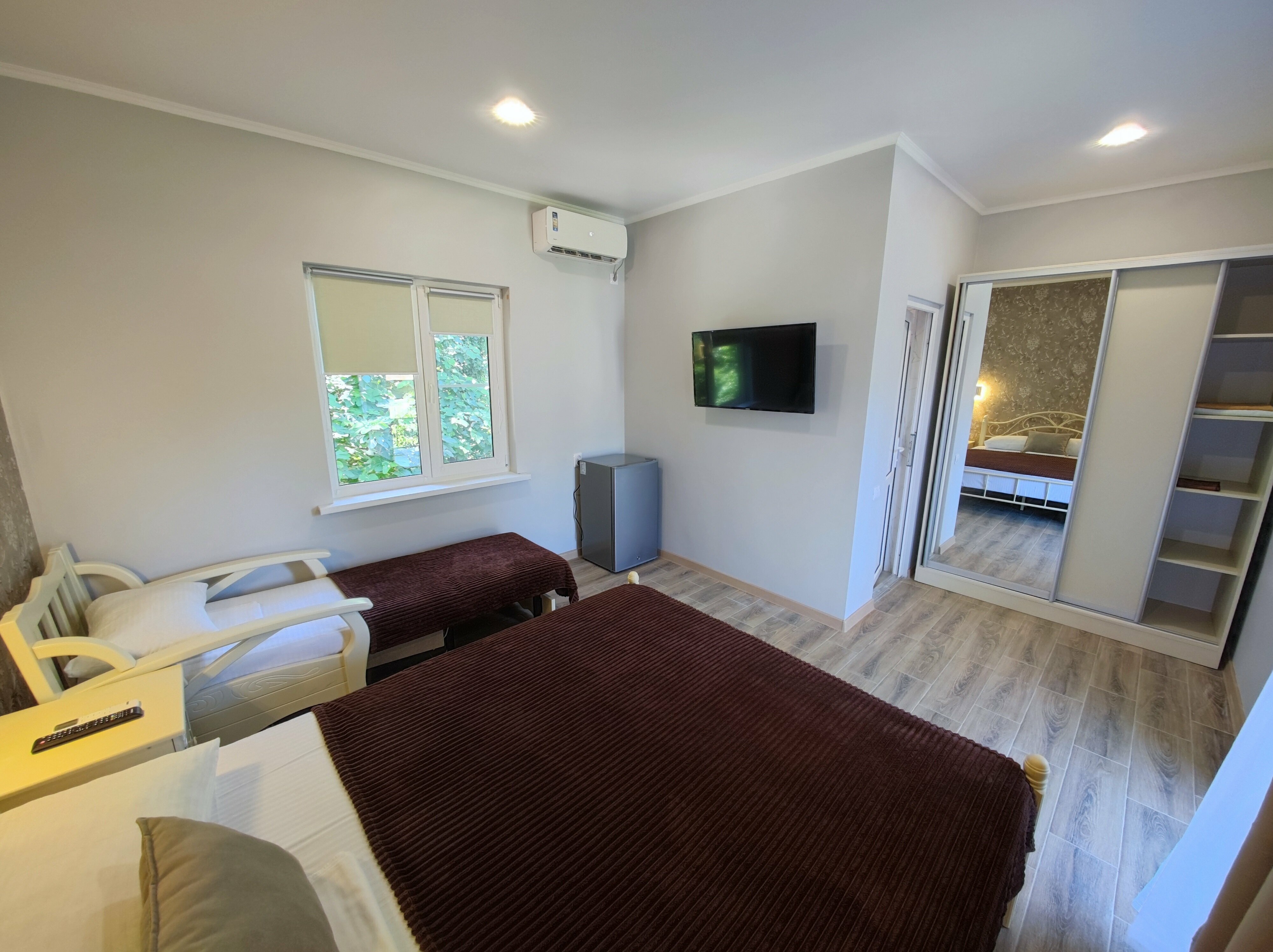 Двухместный номер с 1 кроватью и балконом