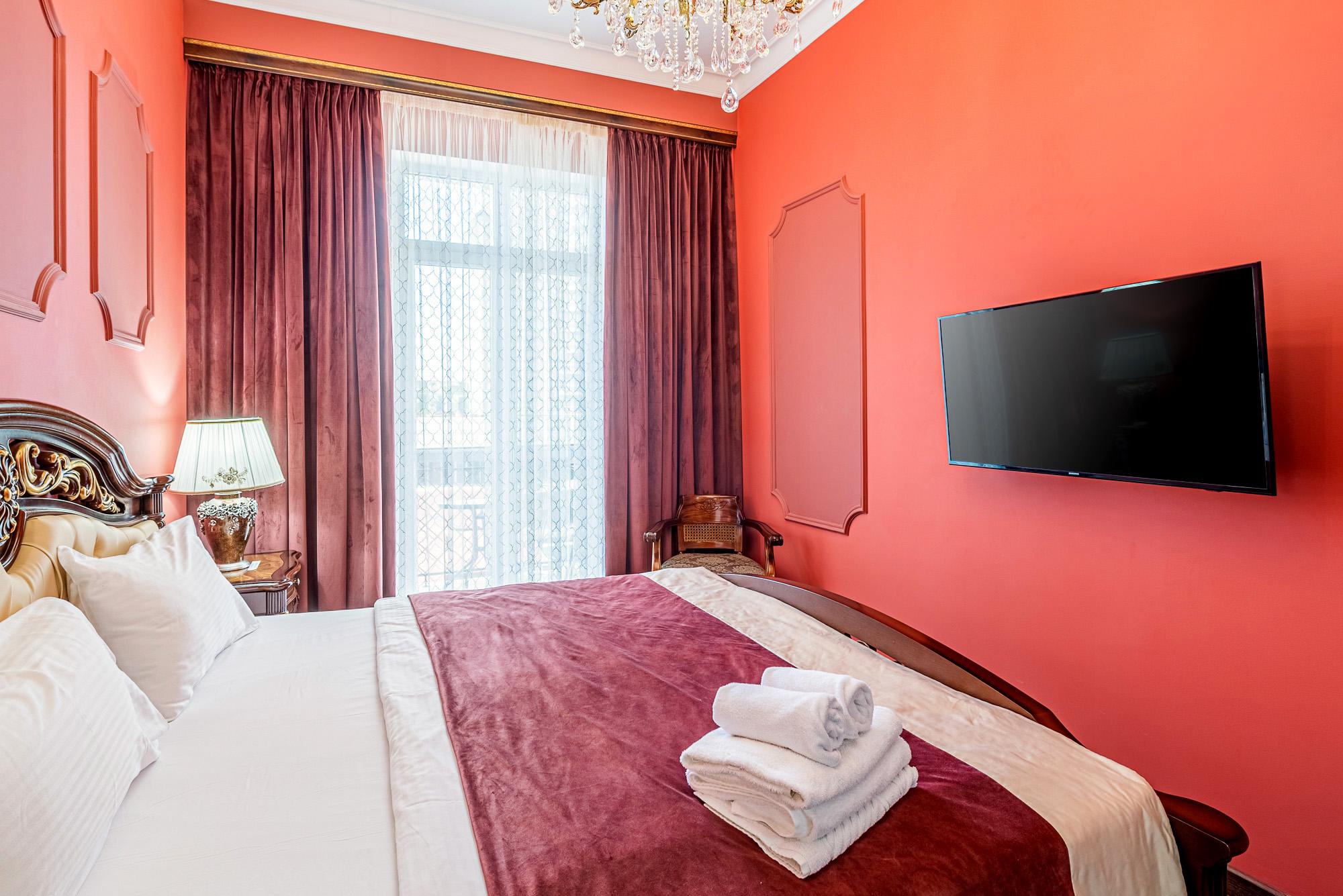 Двухместный номер с 1 кроватью и балконом, вид на море