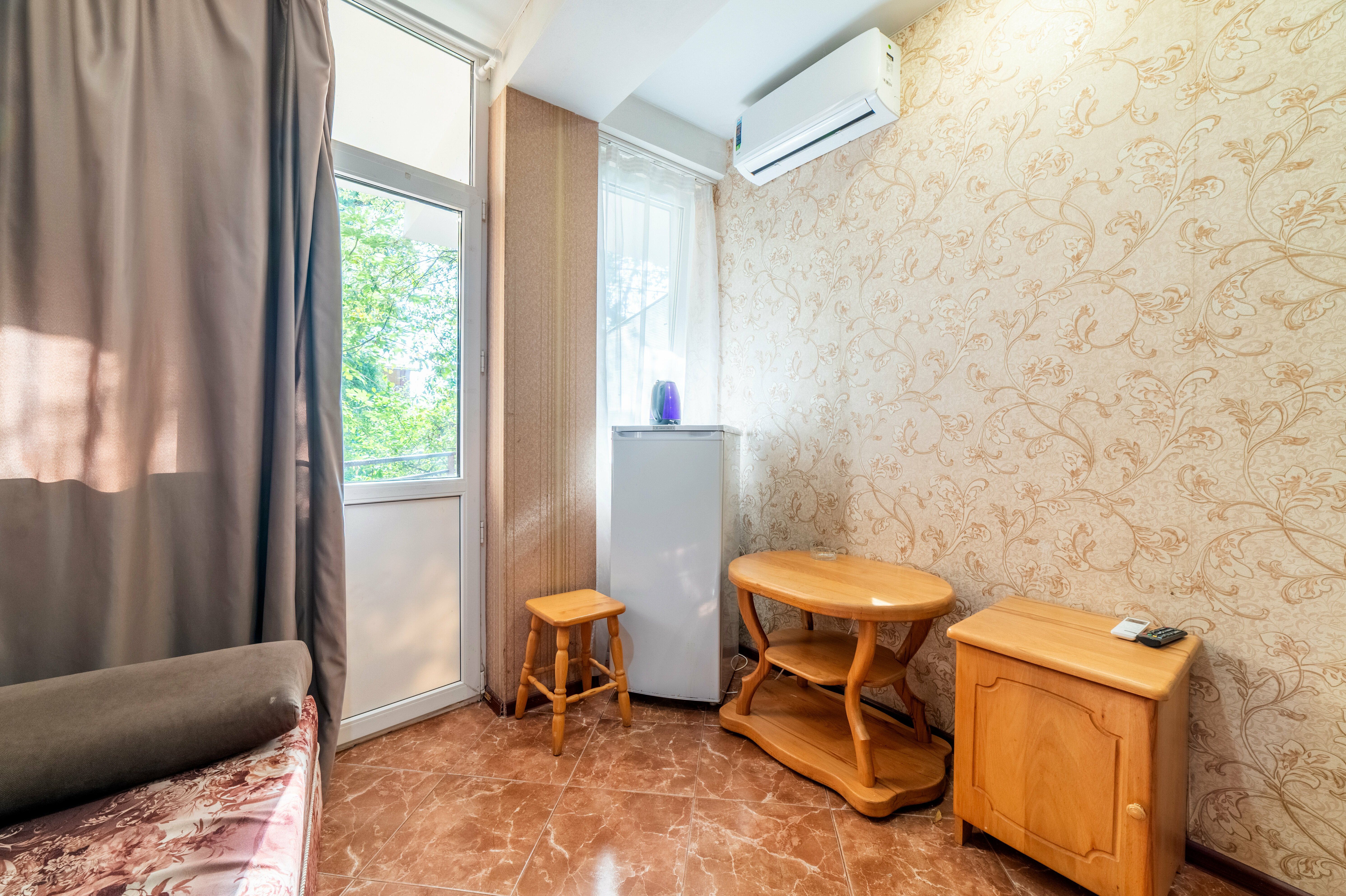 Двухместный номер с 1 кроватью и балконом