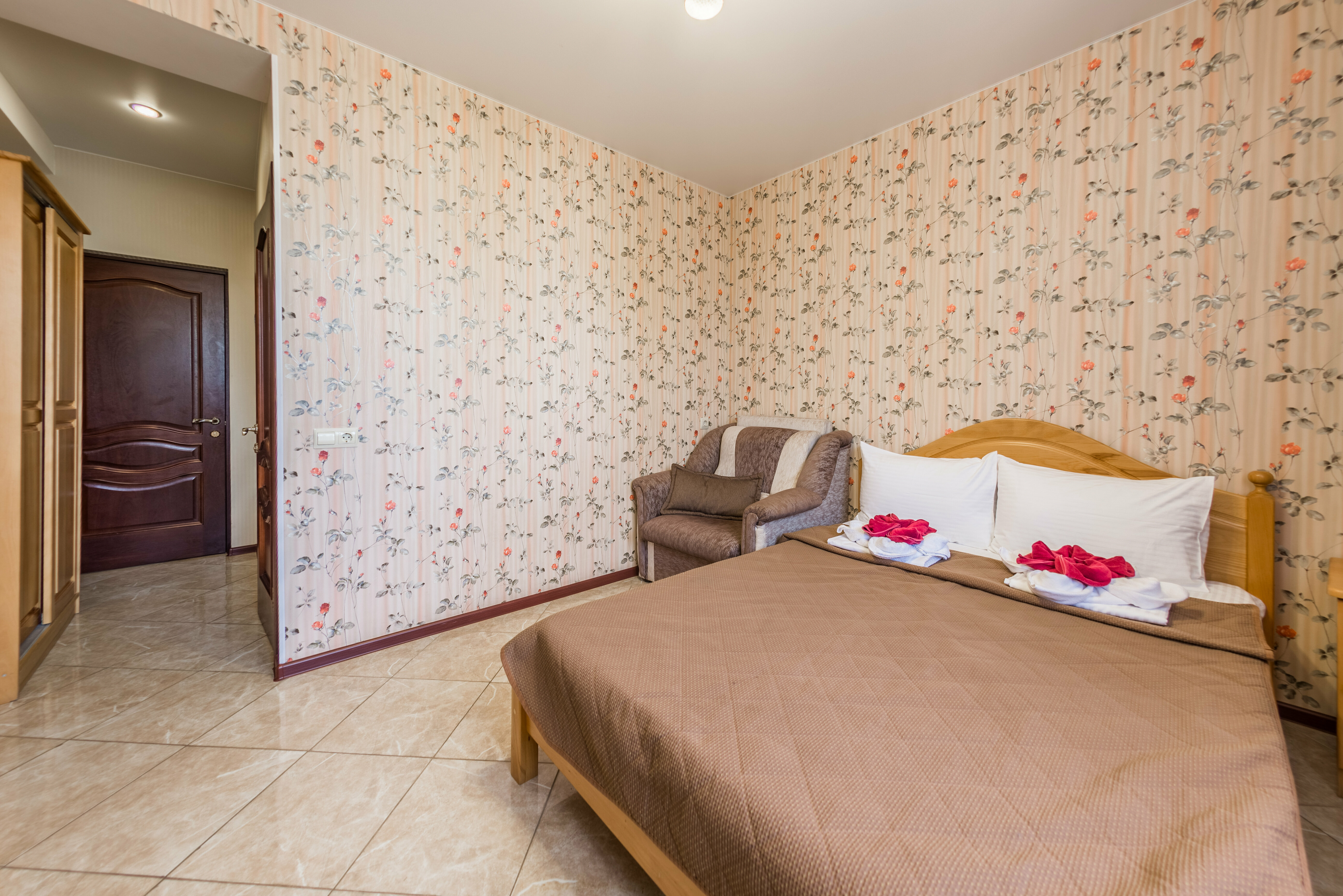 Двухместный номер Делюкс с 1 кроватью и балконом, вид на море