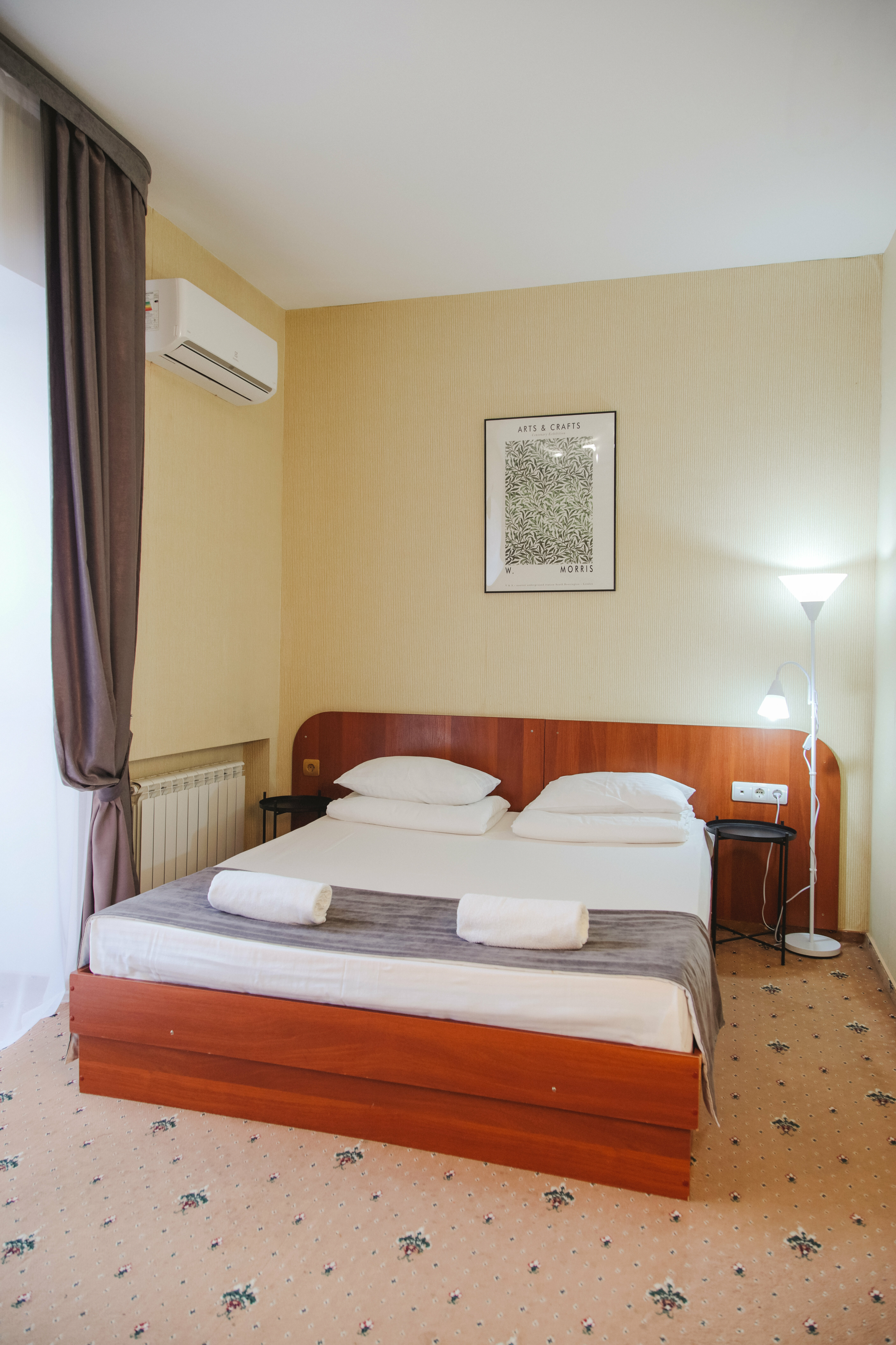 Двухместный номер с 1 кроватью и балконом