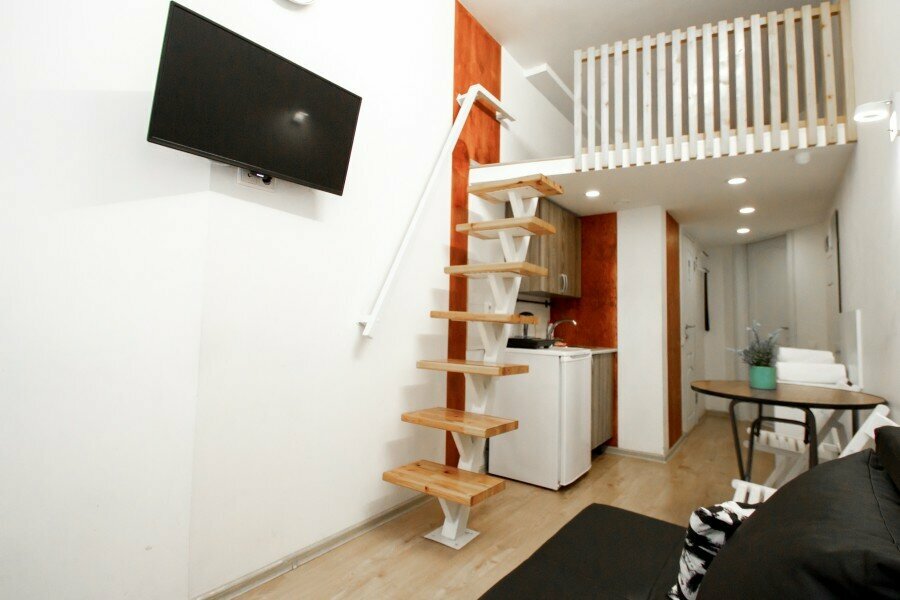 Двухуровневый четырехместный номер