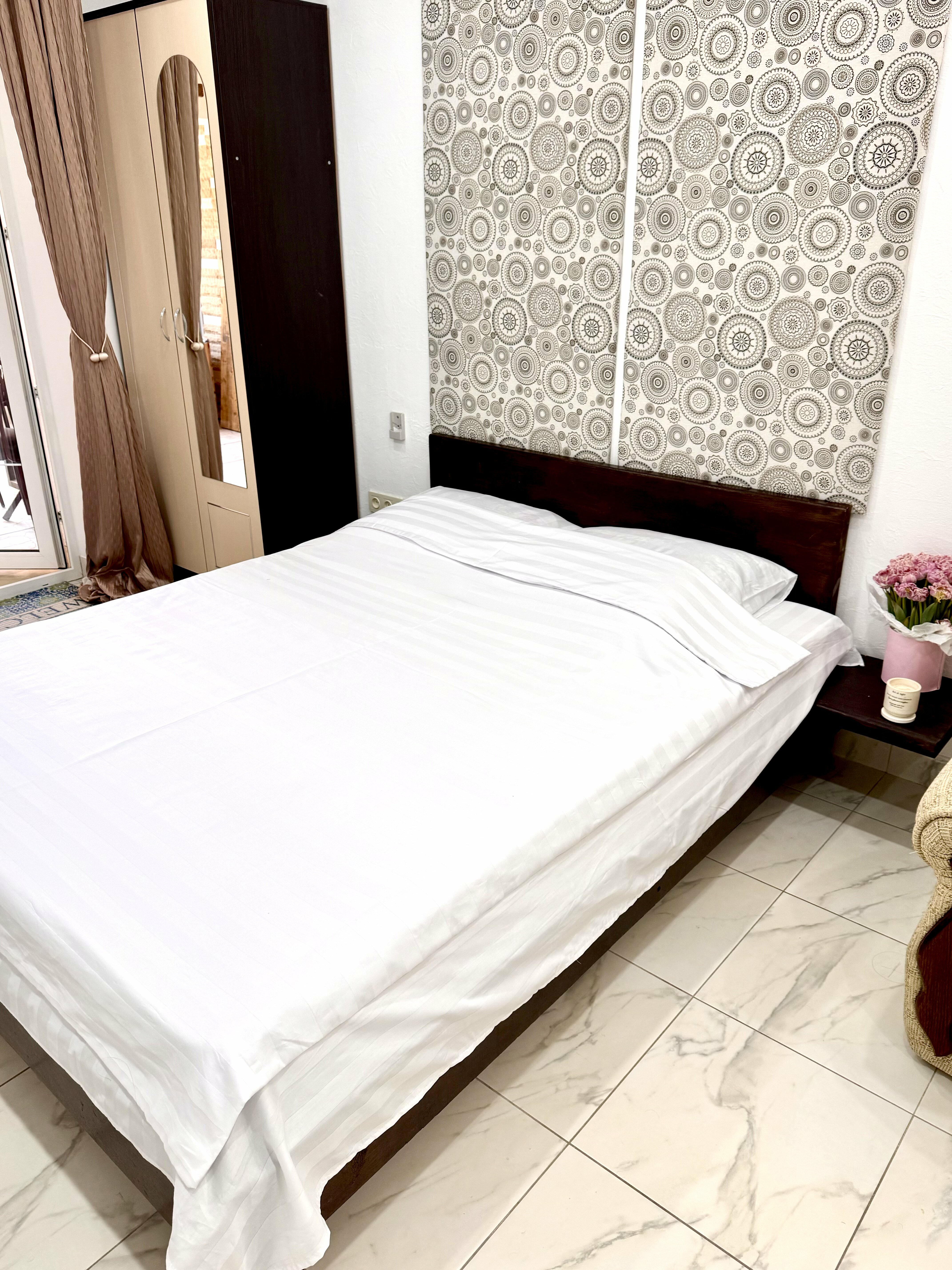 Трехместный номер с видом на сад