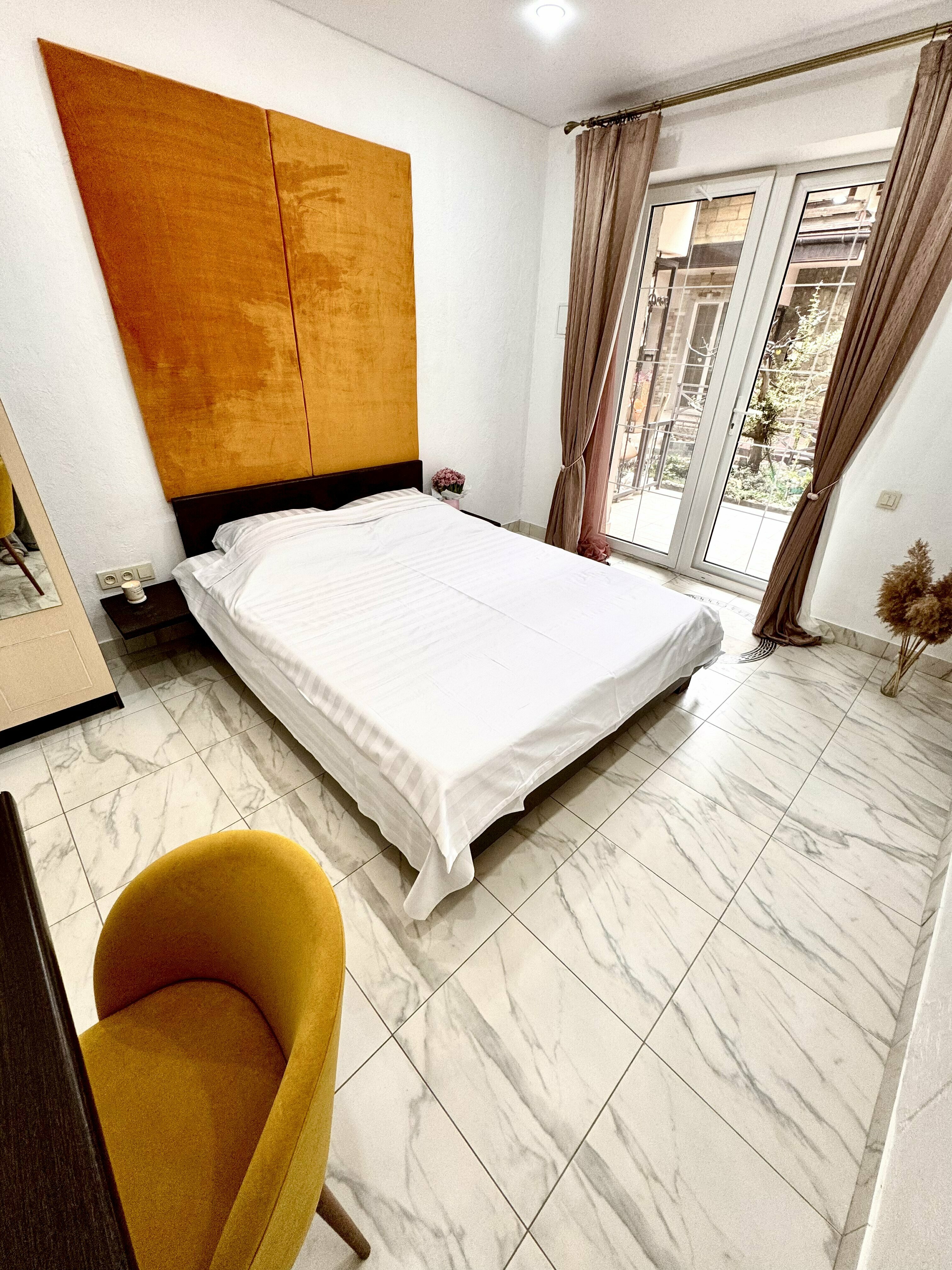 Двухместный номер с 1 кроватью и видом на сад