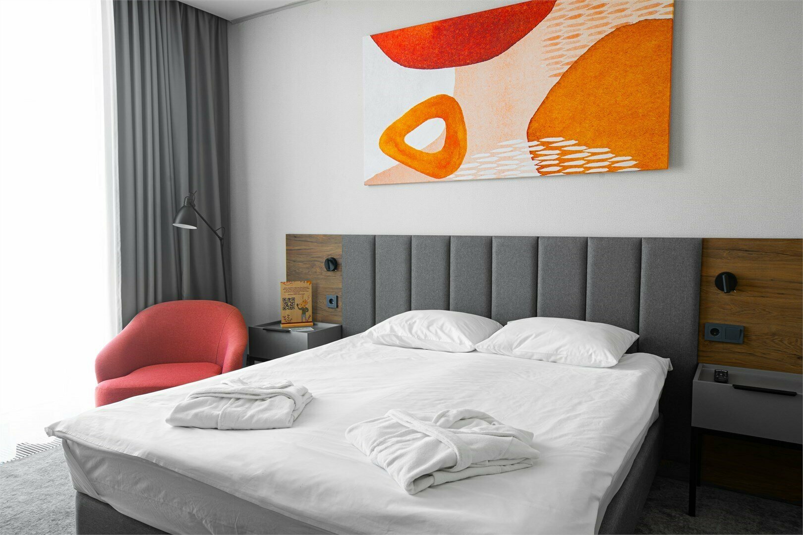 Премиум с террасой с видом на лес Кинг на первом этаже