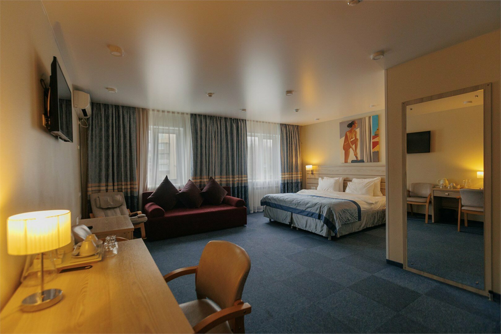 Улучшенный двухместный номер Делюкс с 1 кроватью или 2 отдельными кроватями