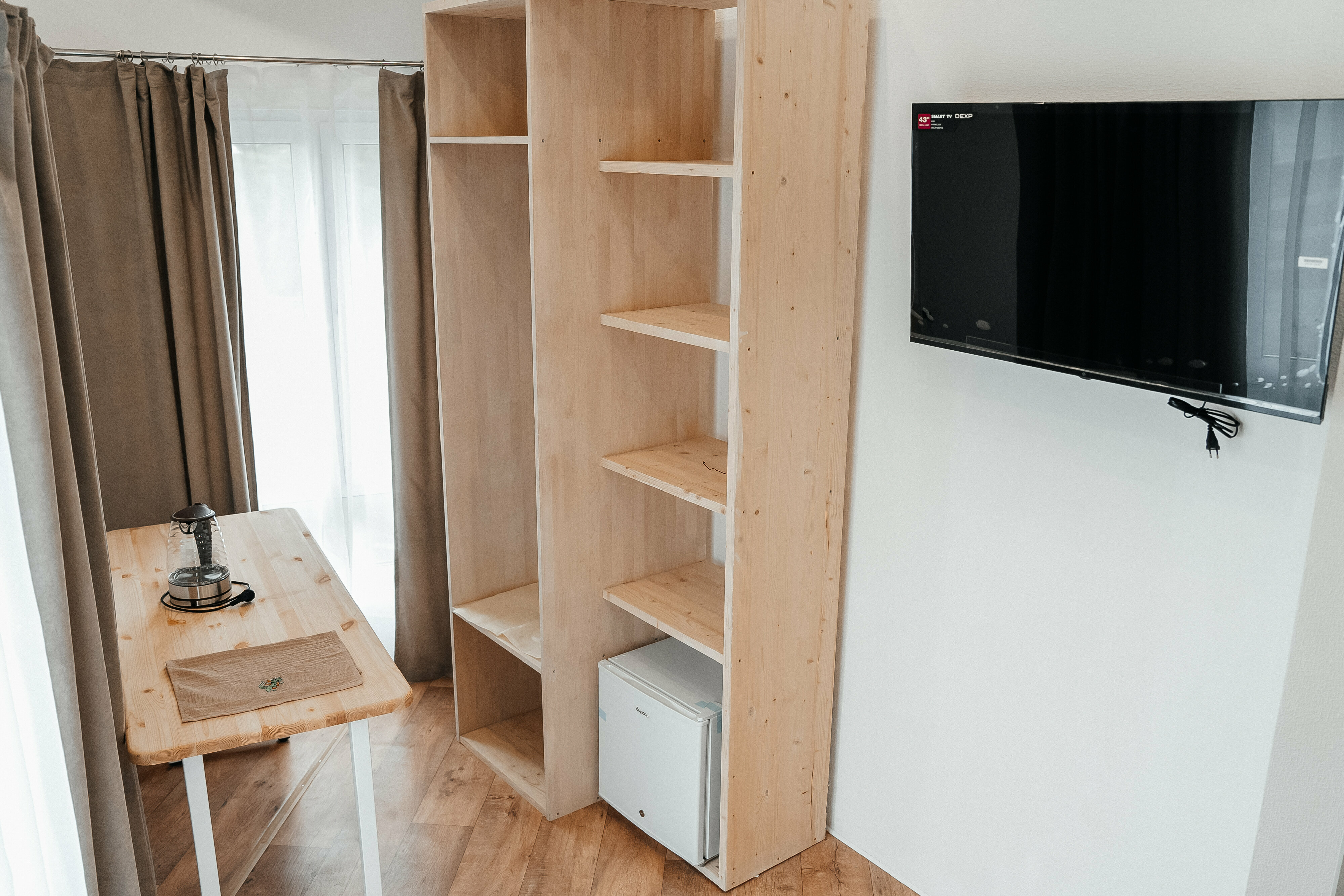 Современный двухместный номер в доме с видом на океан и вулканы с двумя раздельными кроватями