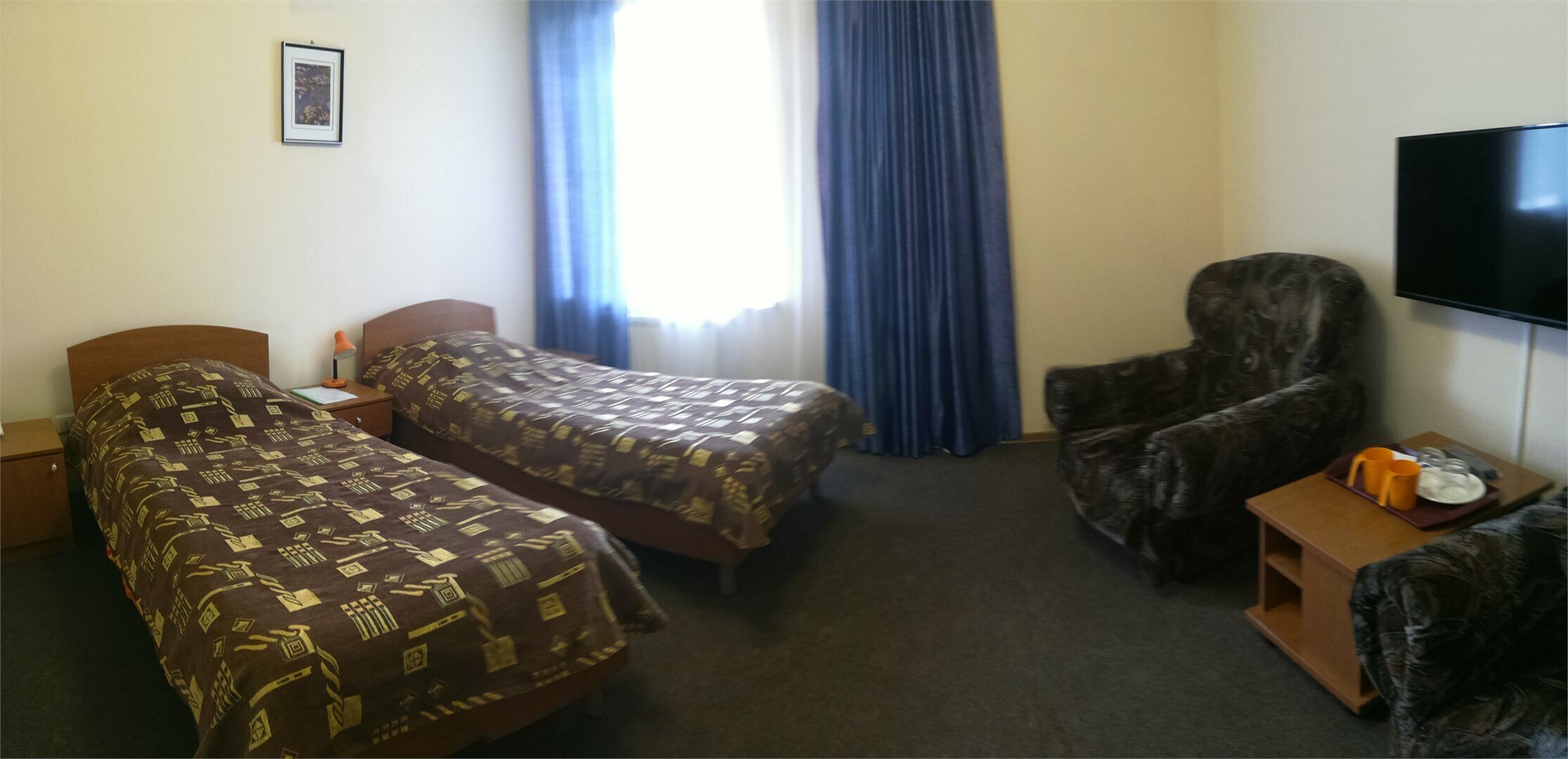 Двухместный номер с двумя односпальными кроватями
