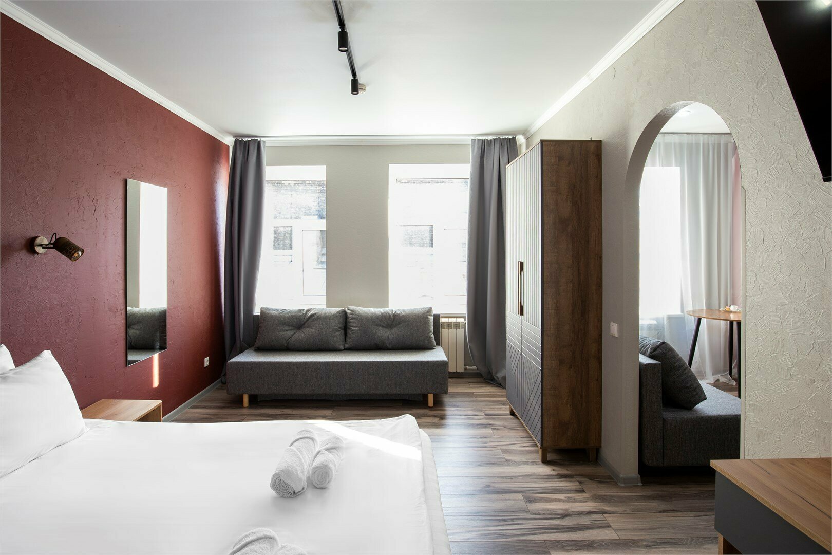 Семейный номер с мини-кухней