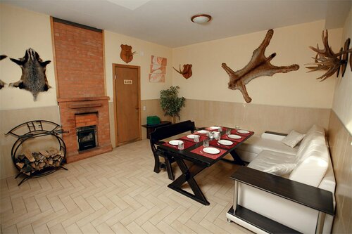 Двухэтажный коттедж с баней