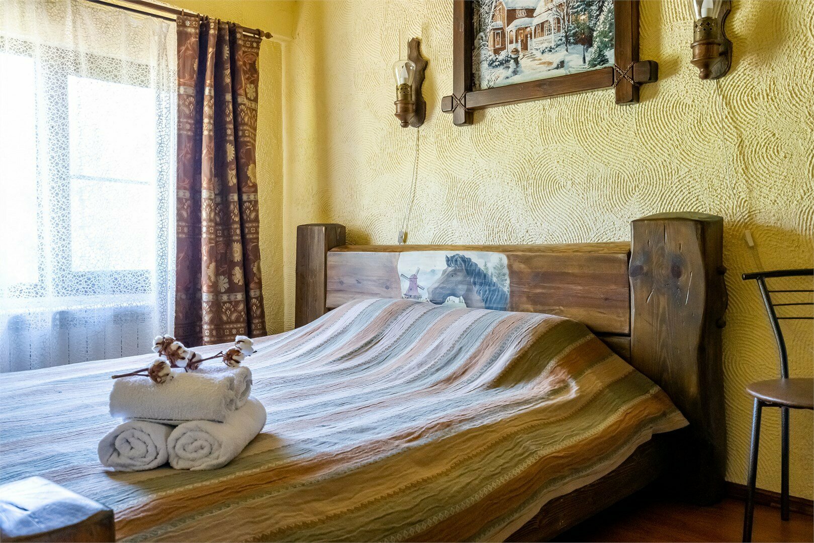 Двухместный номер с 1 кроватью и видом на парк