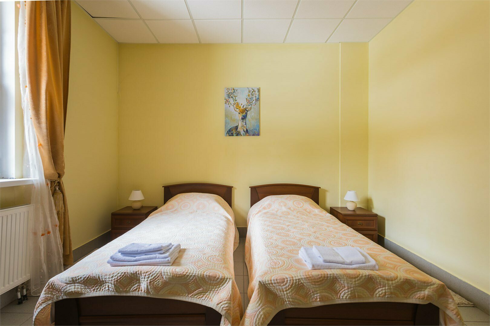Бюджетный двухместный номер с 2 отдельными кроватями