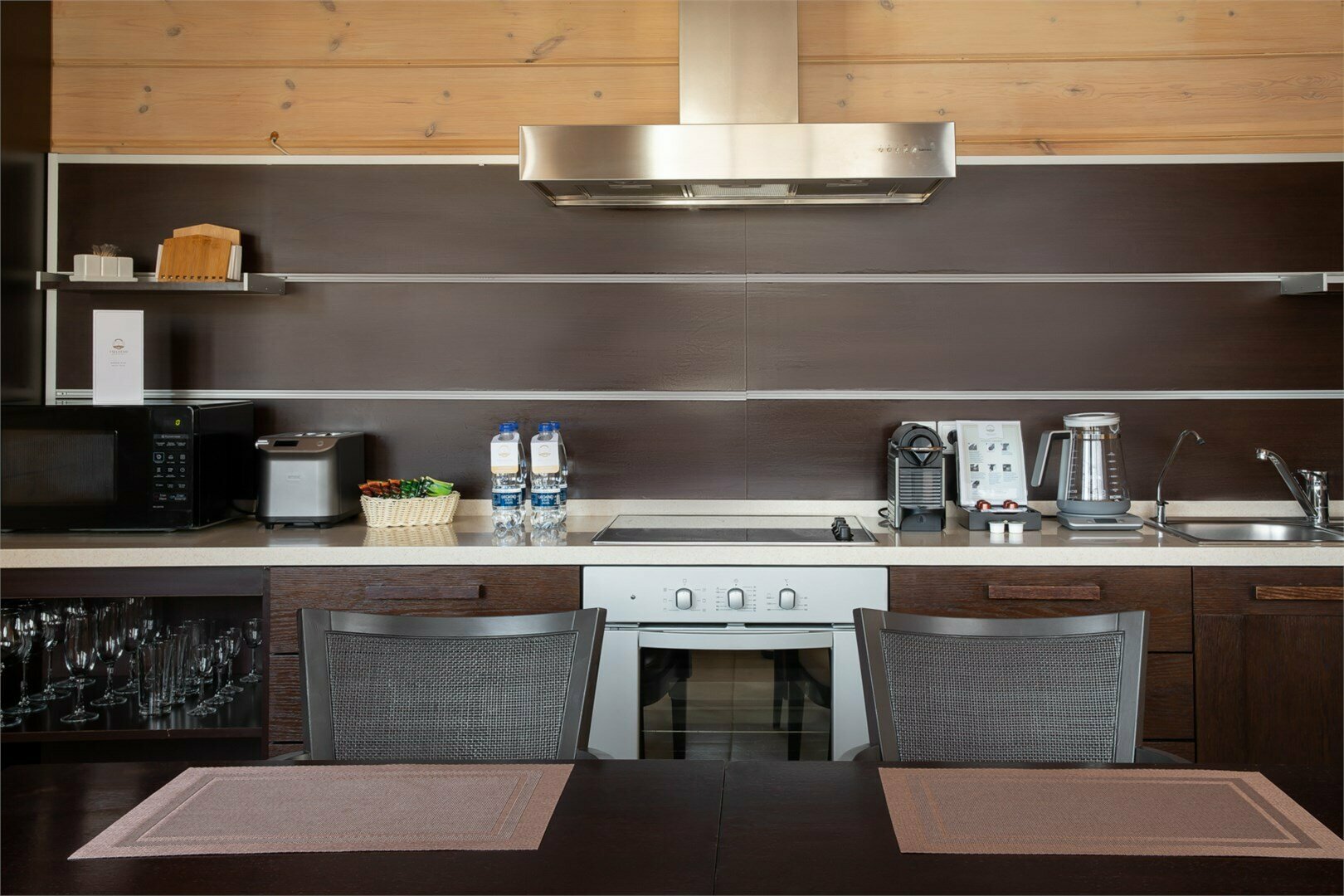 Шале с двумя спальнями и  финской сауной