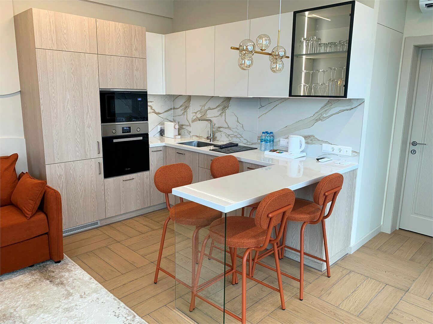 Двухкомнатный ЛЮКС (22 этаж)