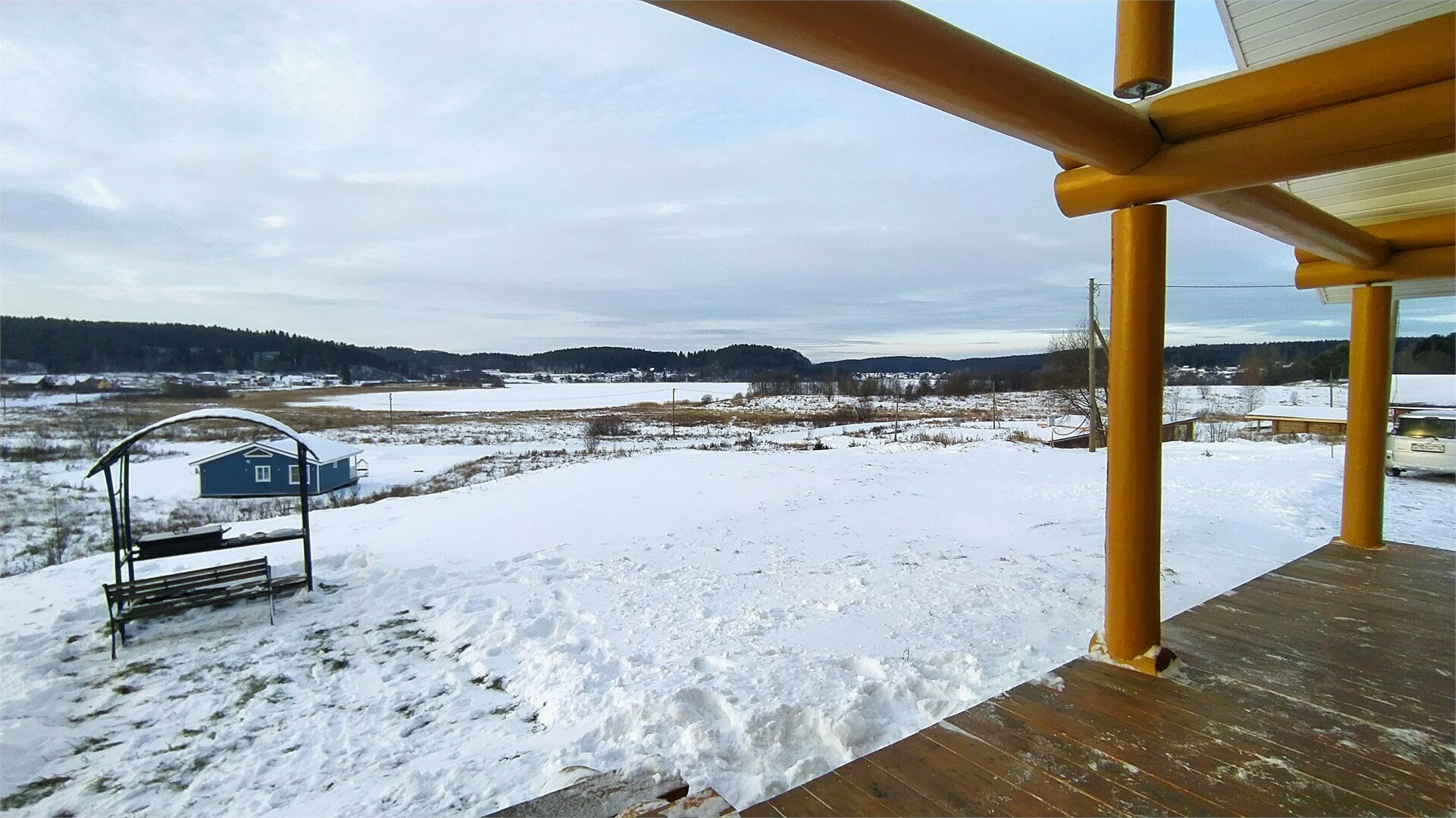 Тихий залив с камином и дровяной баней 90м2