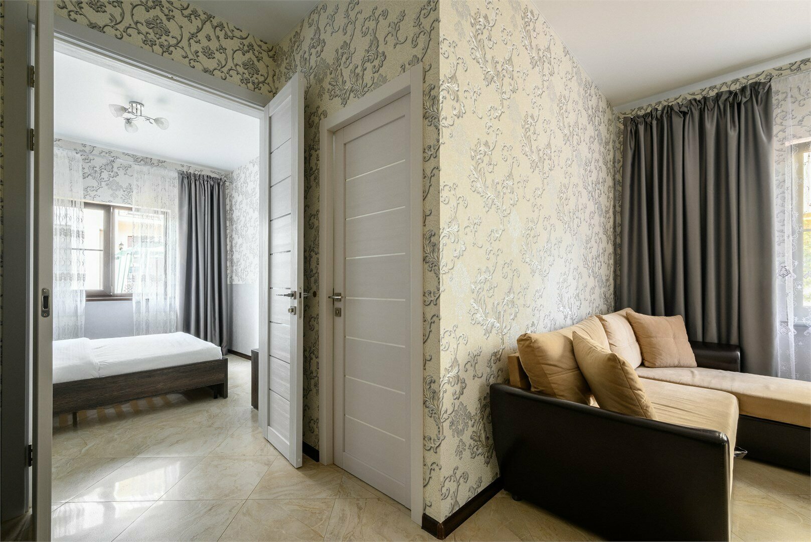 Апартаменты с 1 спальней