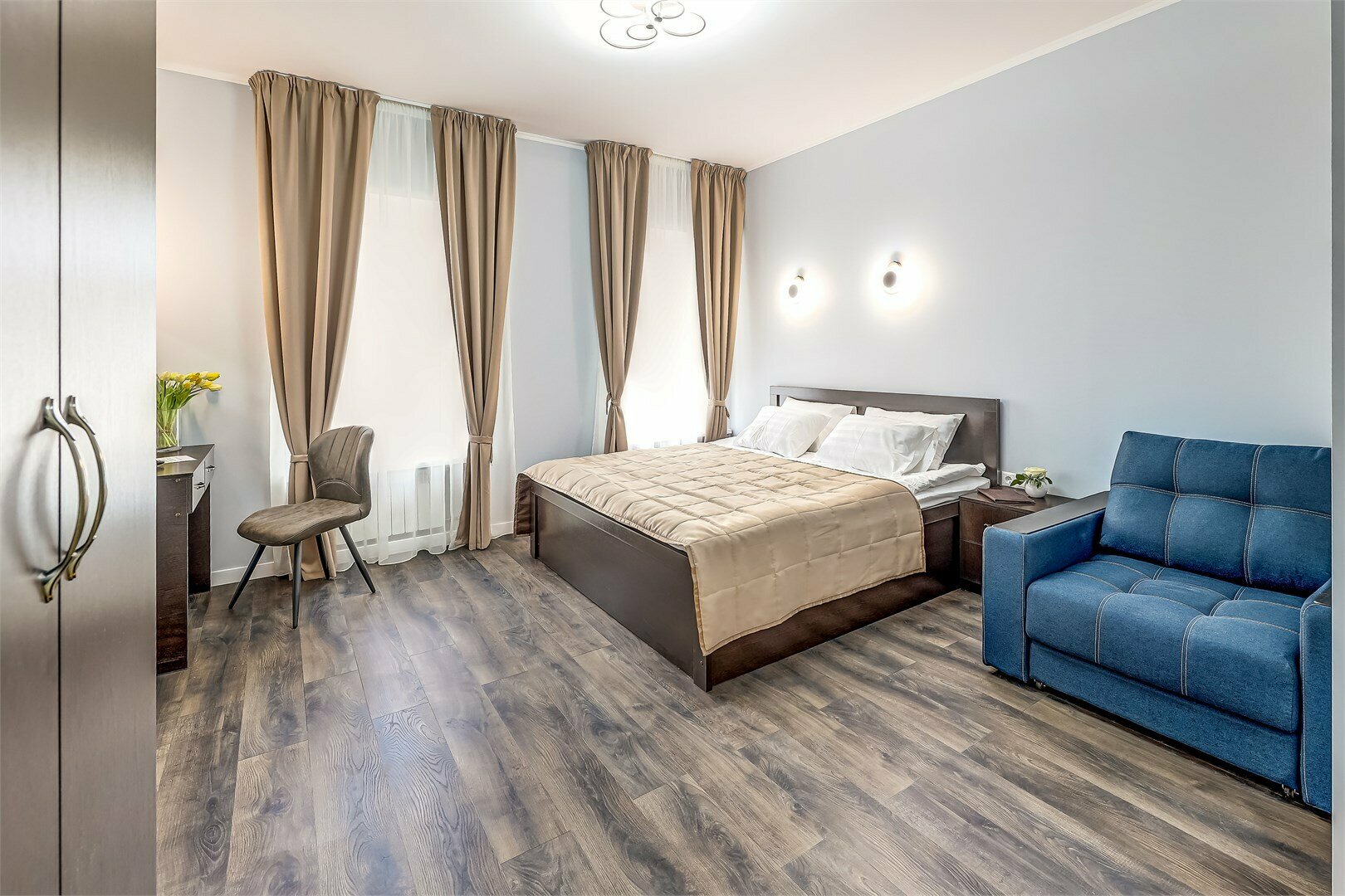 Стандартная трехместная студия с видом на Рубинштейна