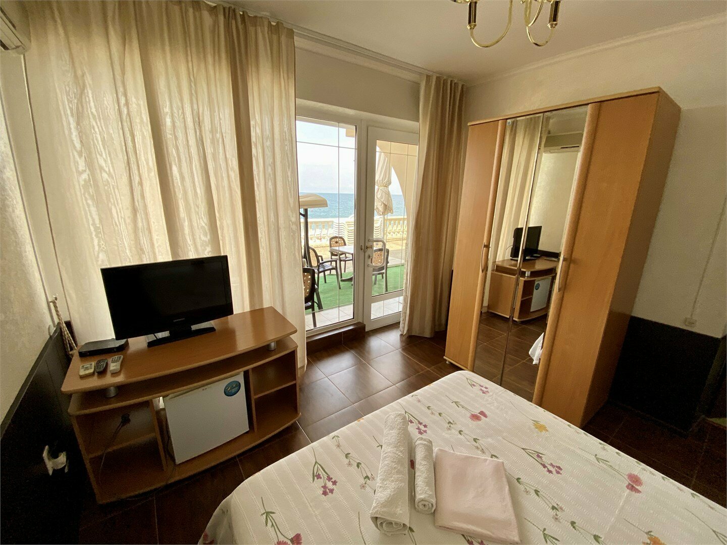 Двухместный номер Делюкс с 1 кроватью или 2 отдельными кроватями, вид на море