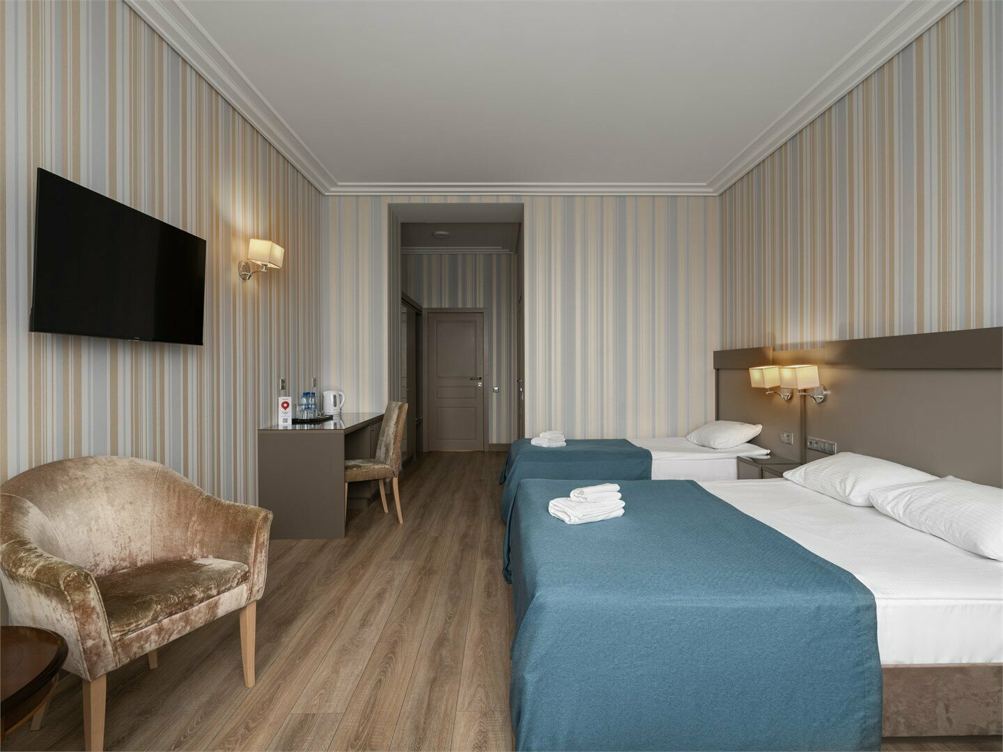 Семейный номер с 3 кроватями