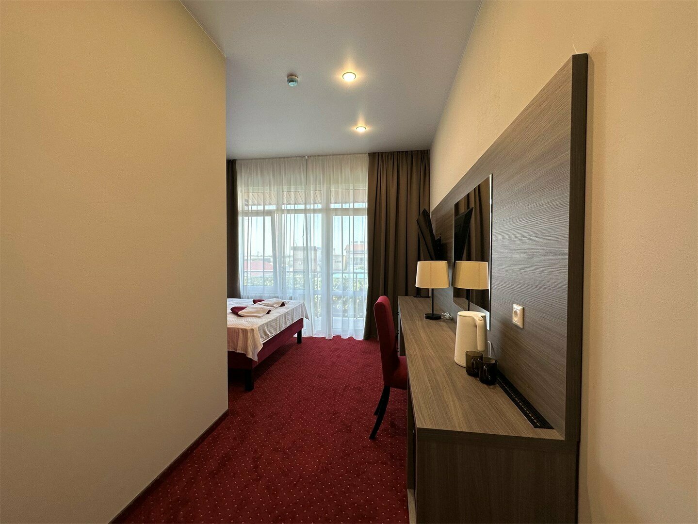 Двухместный номер с 1 кроватью и балконом