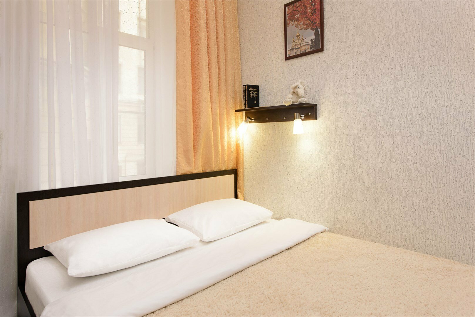 Комната с 2-х спальной кроватью и доп.местом ( кресло-кровать), с основными удобствами,