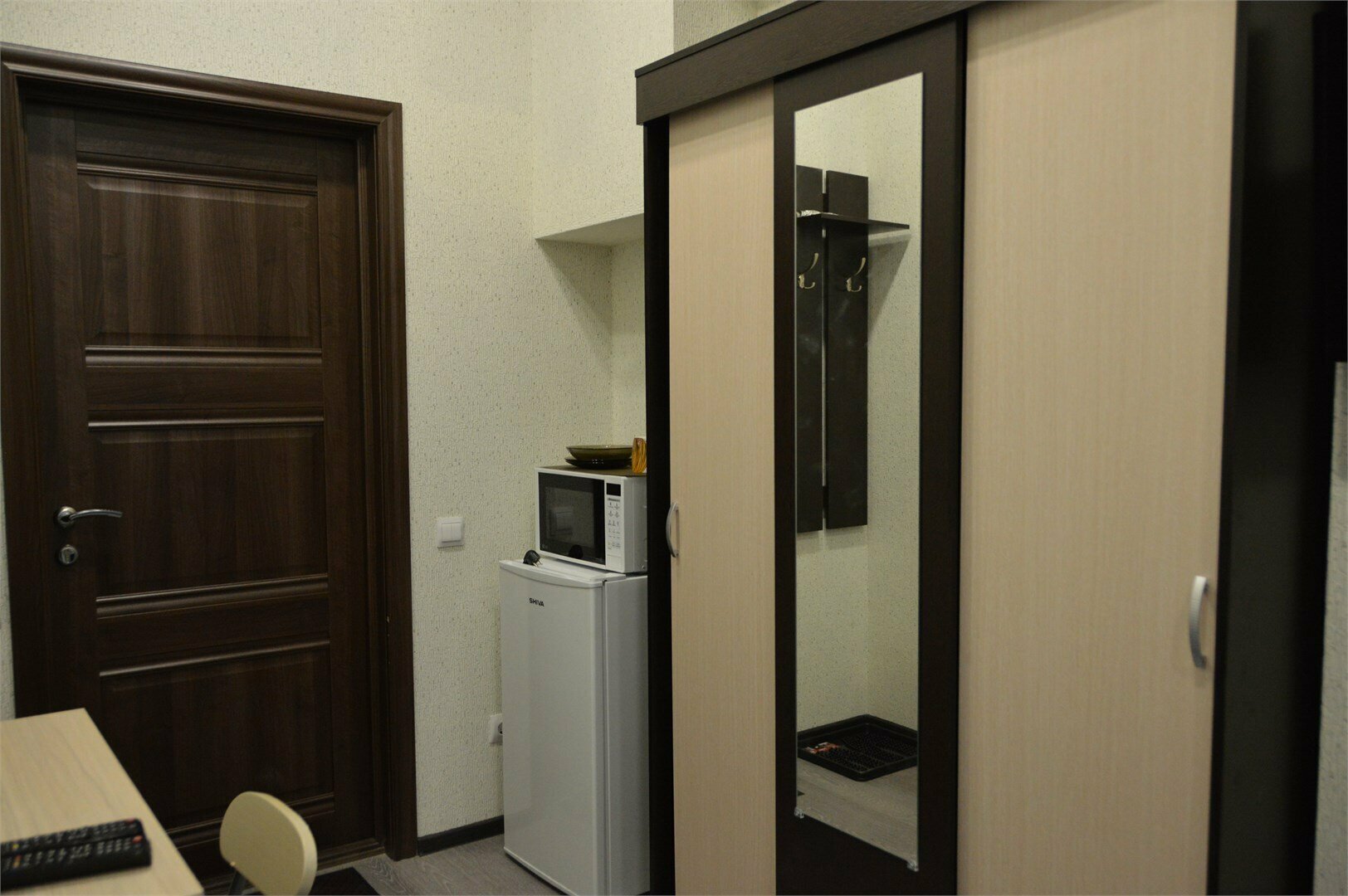 Комната для одного внешней ванной комнатой