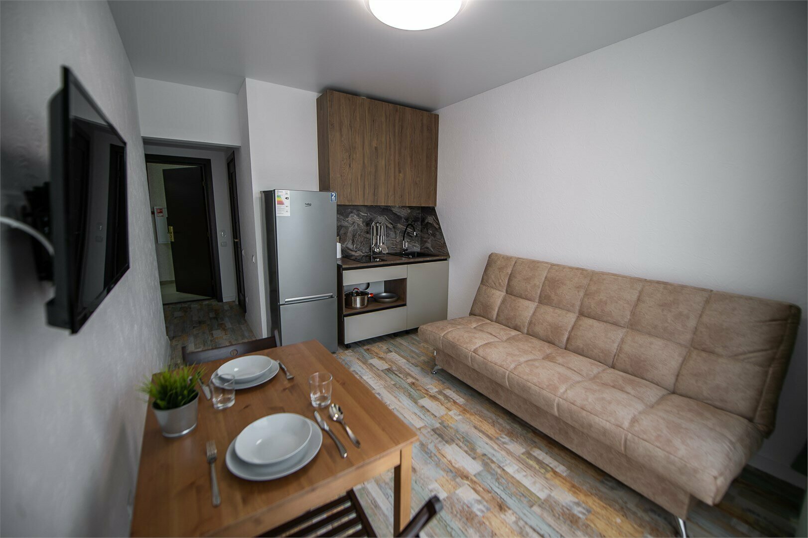 Апартаменты с 1 спальней