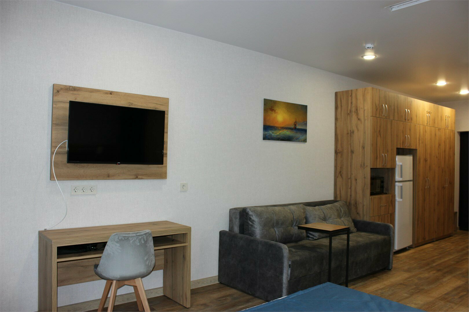 Апартамент студя боковой вид на море